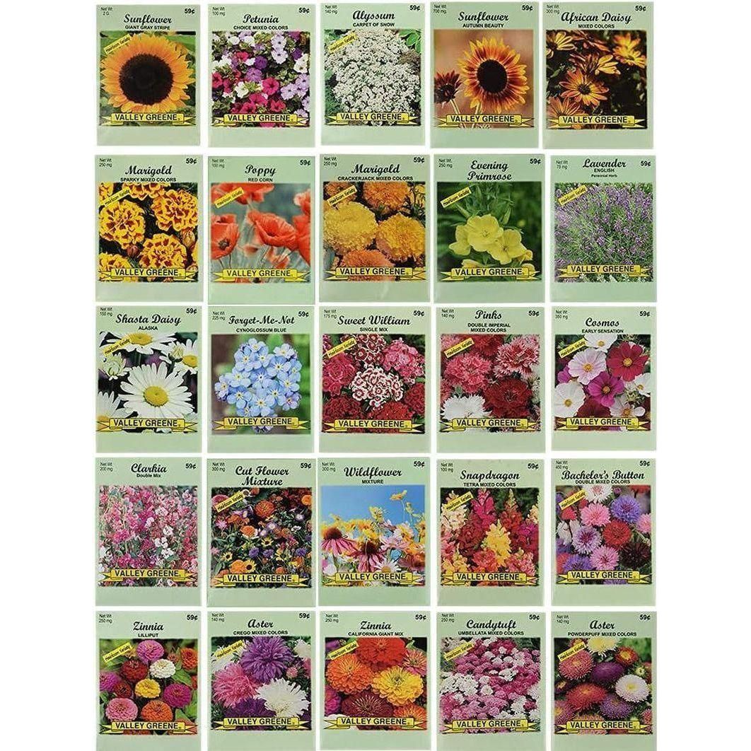 Assorted Flower Seed Packets