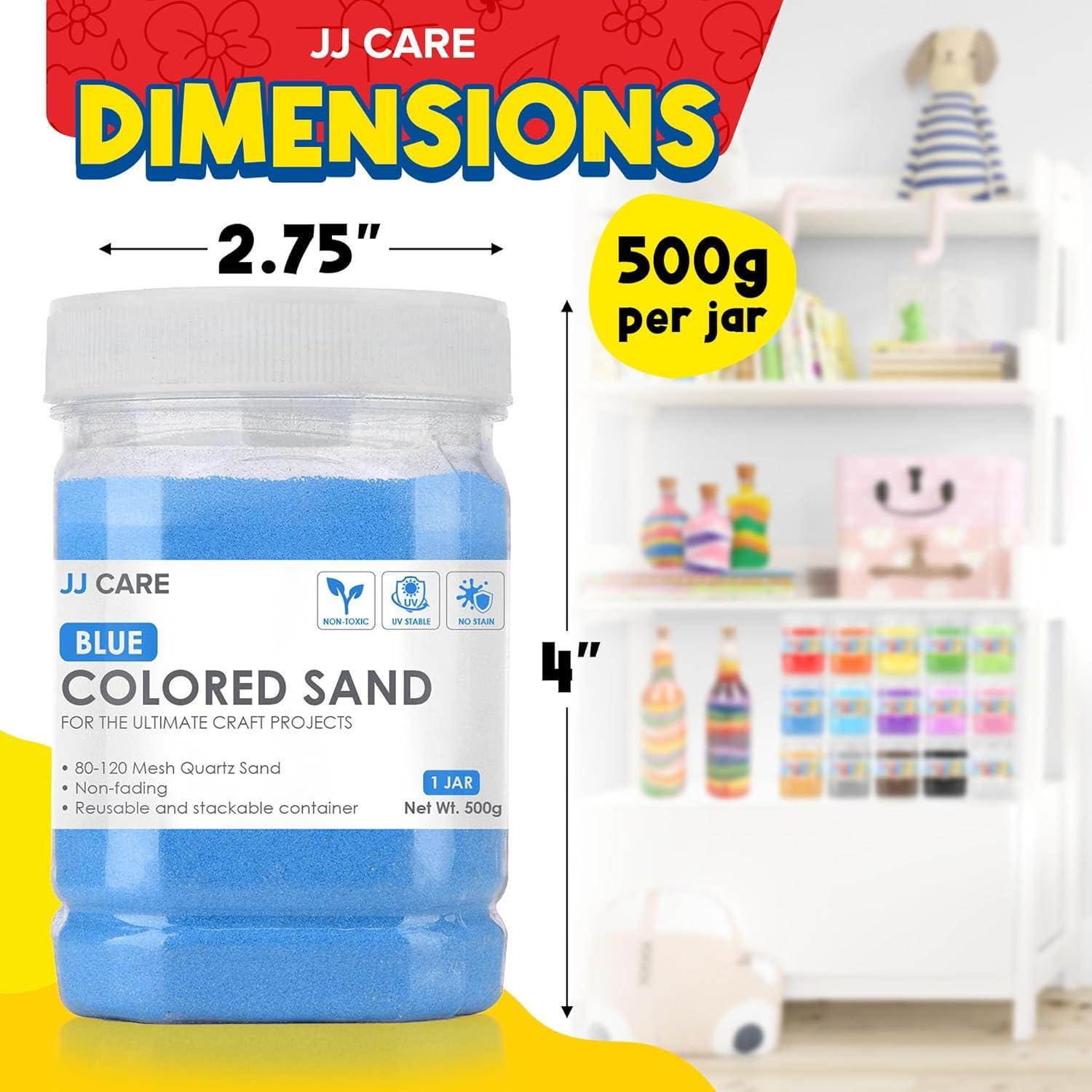 Assorted Colors of Sand Bottles