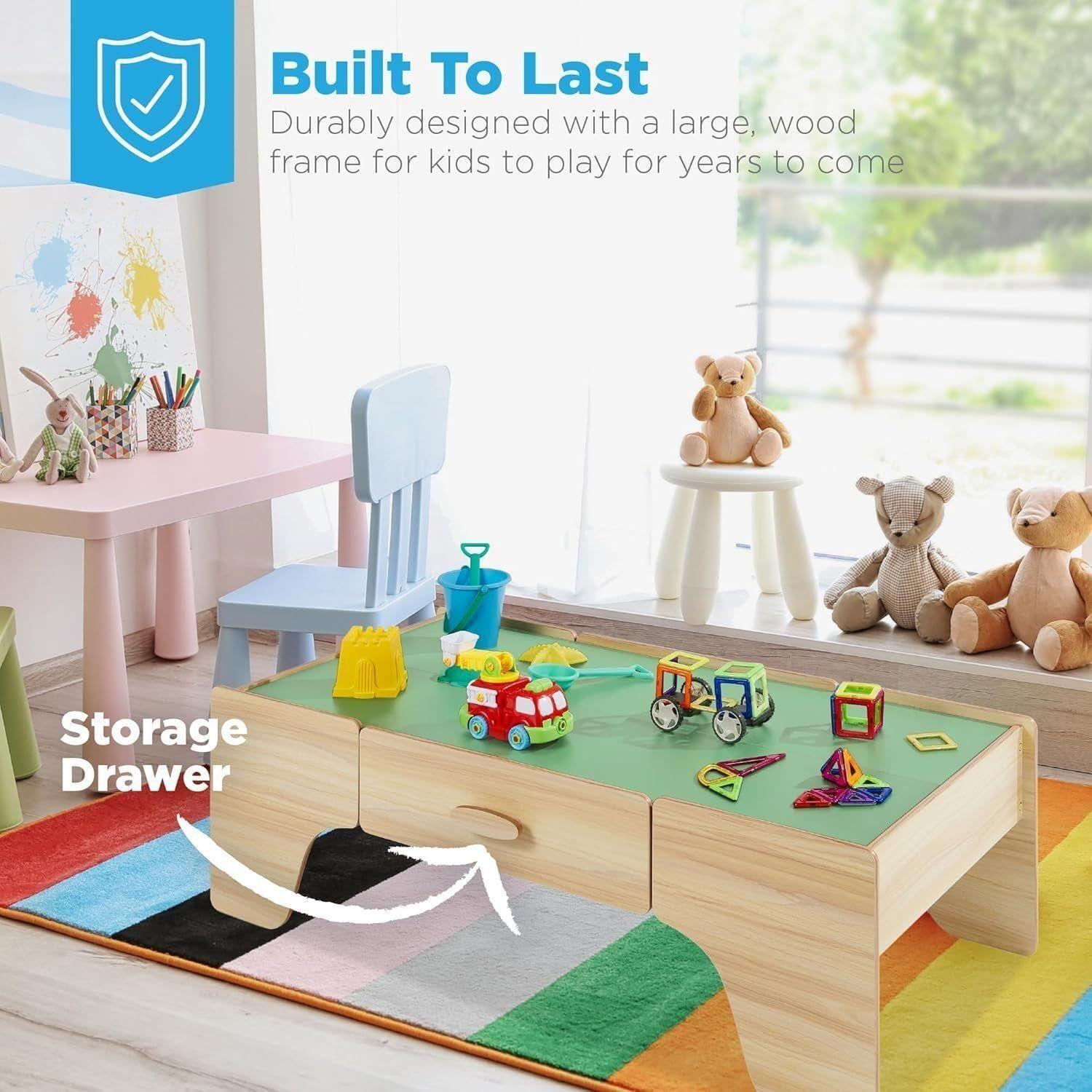 35-Piece Large Multipurpose Train Table