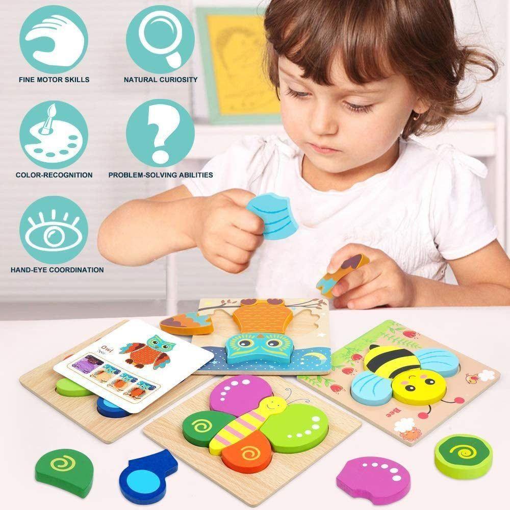 Wooden Jigsaw Animals Puzzles