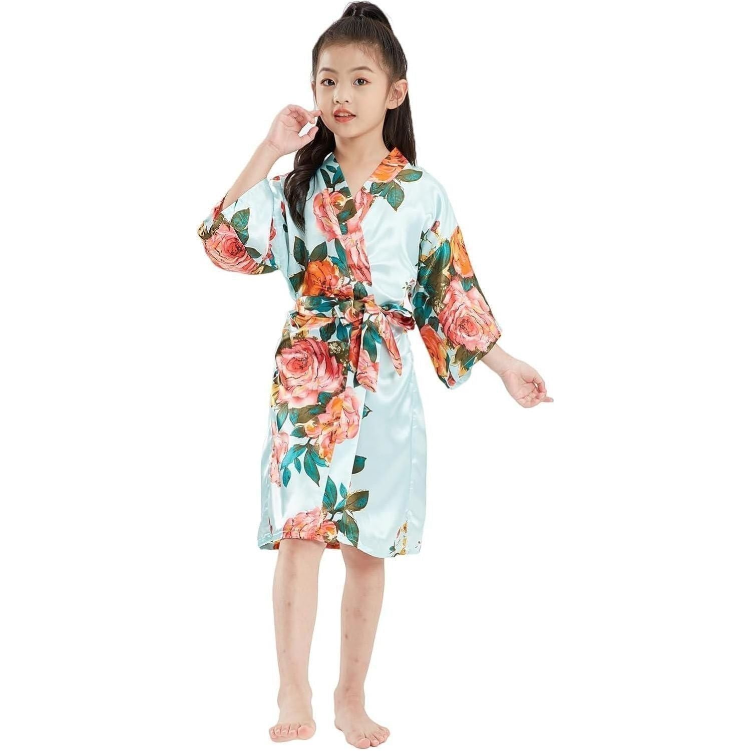 Satin Kimono Robe