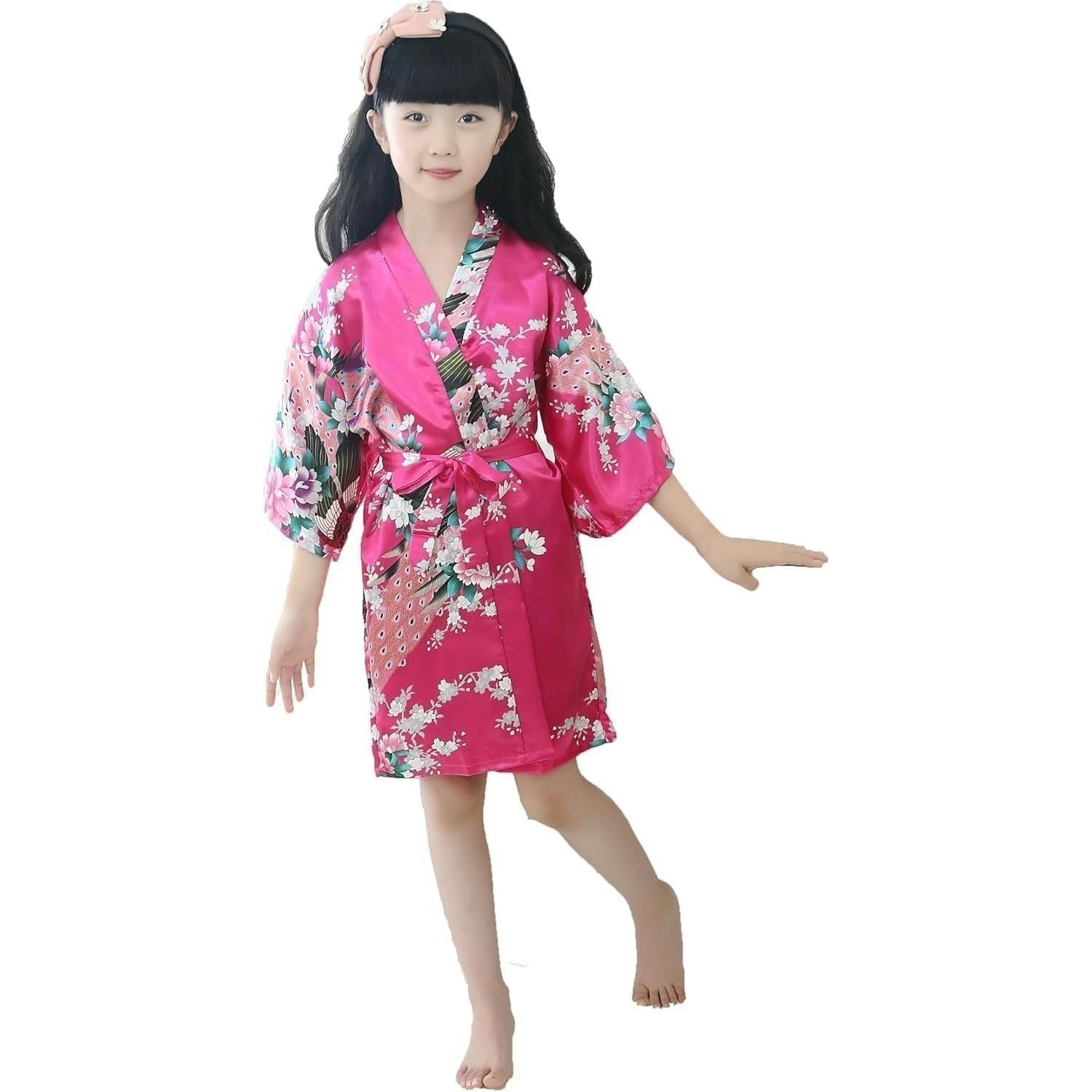 Satin Kimono Robe