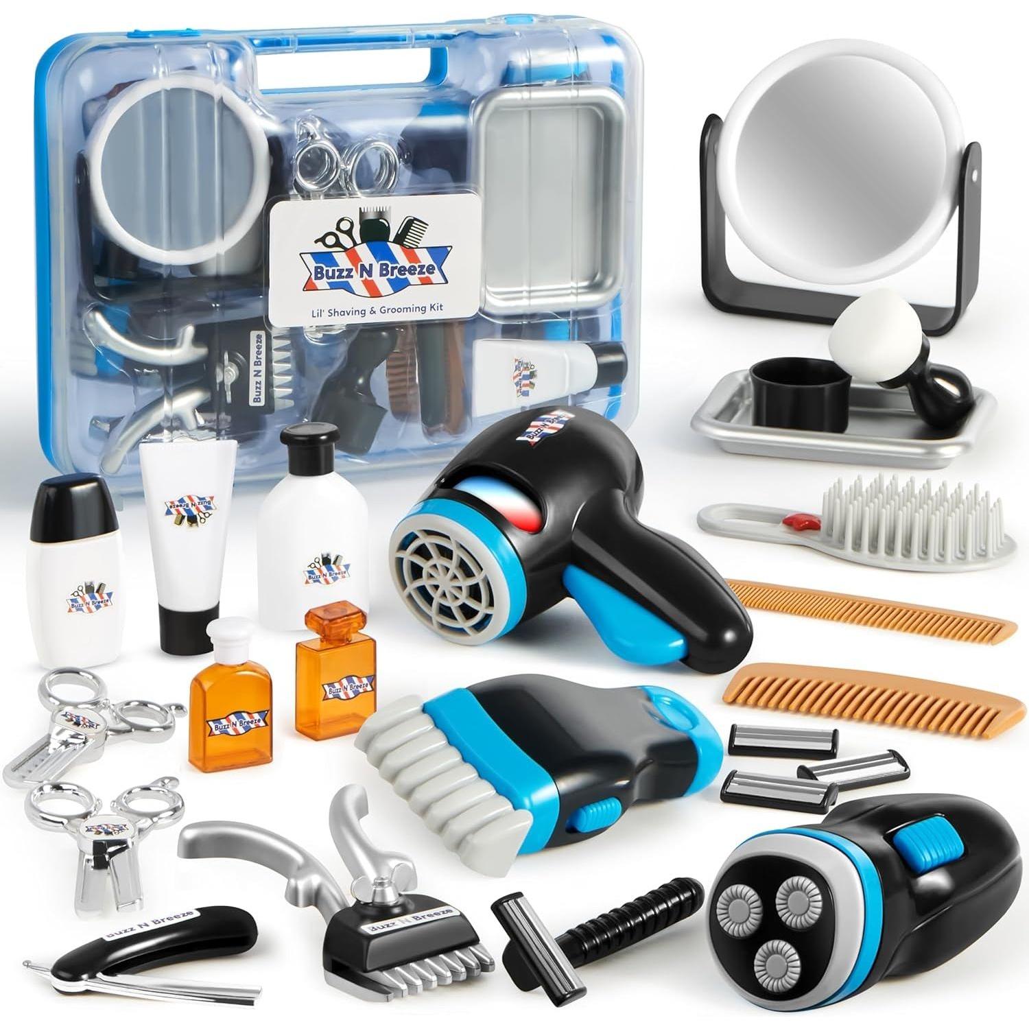 Pretend Play Barber Shaving & Grooming Kit