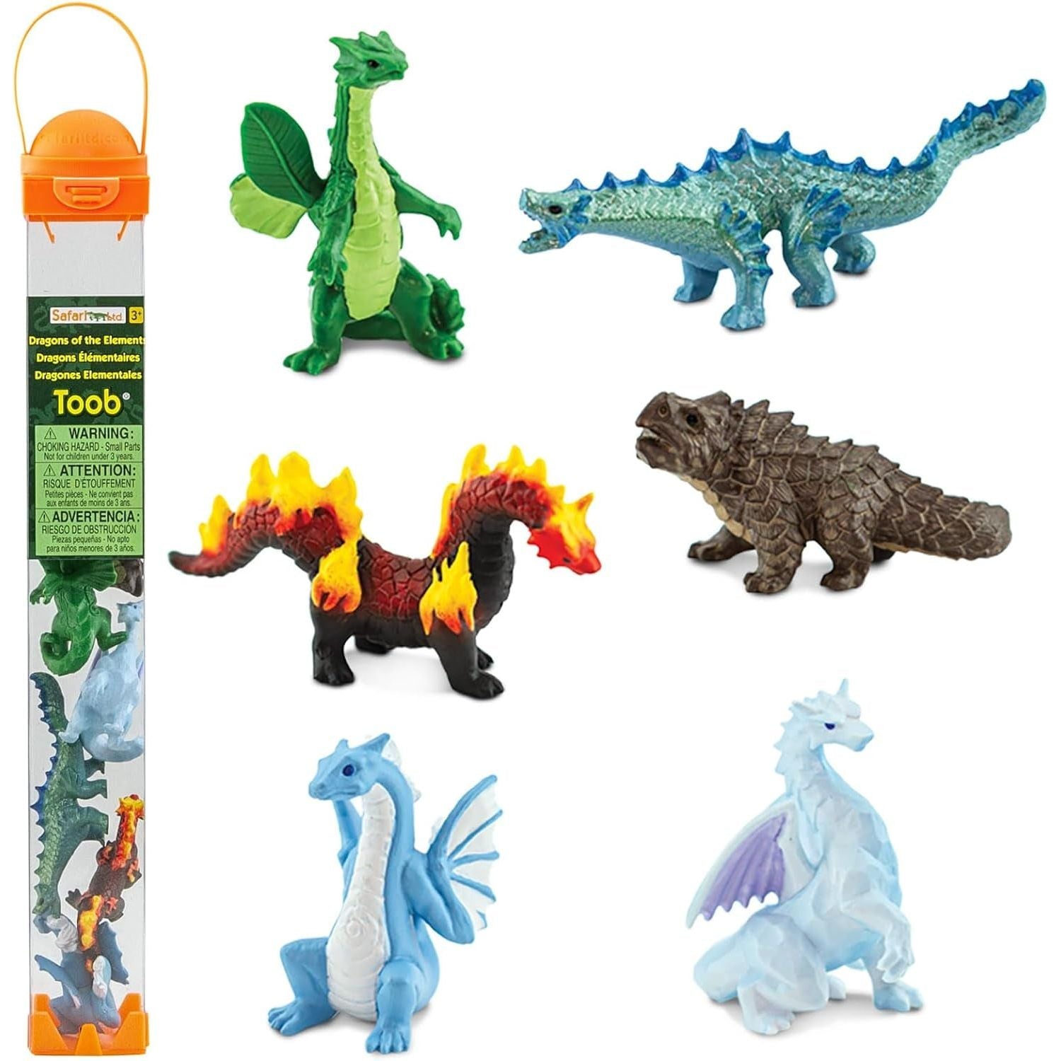 Elemental Dragon Sandtray Figures