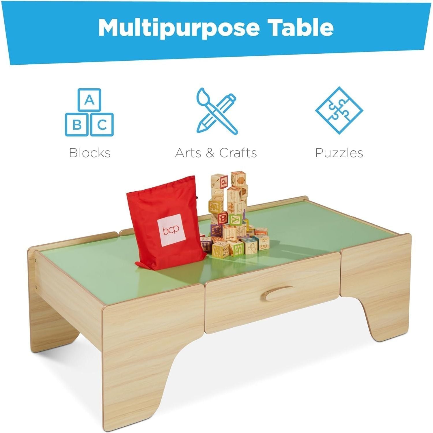 35-Piece Large Multipurpose Train Table 