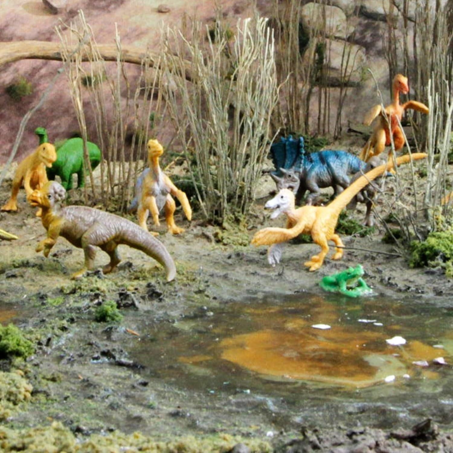 Feathered Dinosaur Miniature Figures