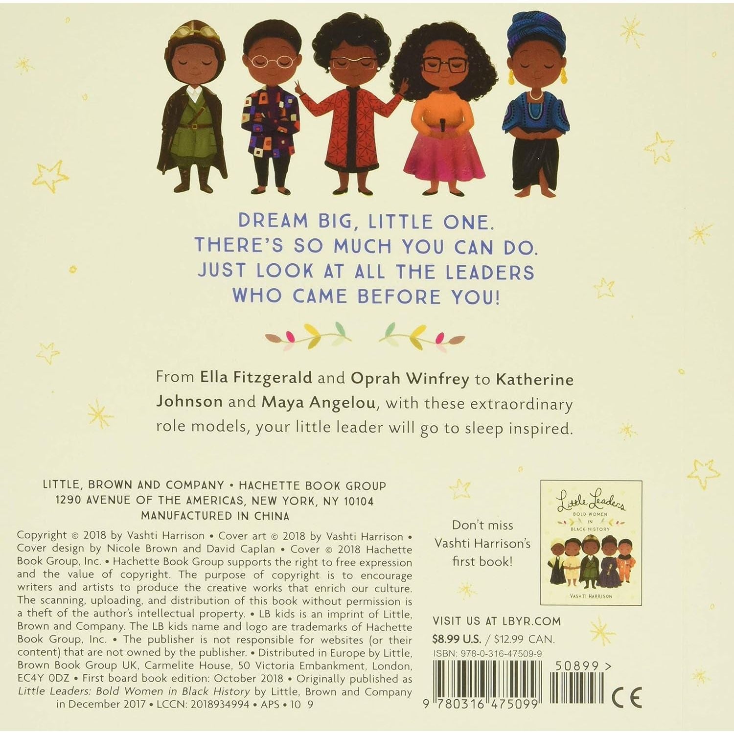 Dream Big, Little One (Vashti Harrison’s Little Ones, 1)