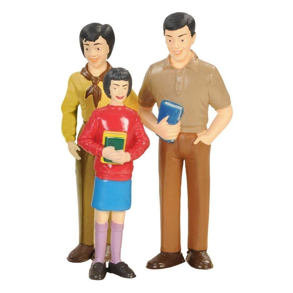 Asian Family Miniature Doll Set