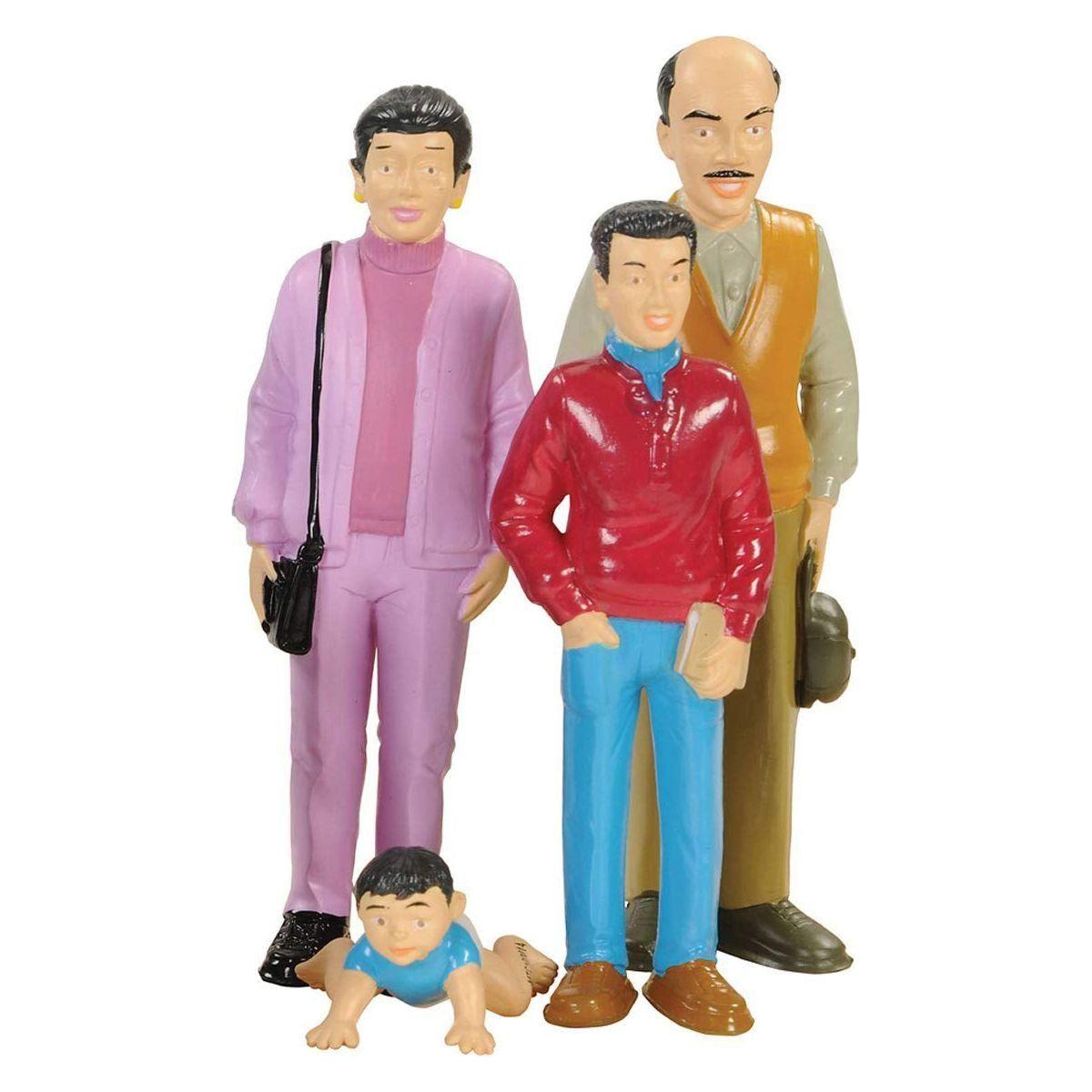 Hispanic Family Miniature Doll Set