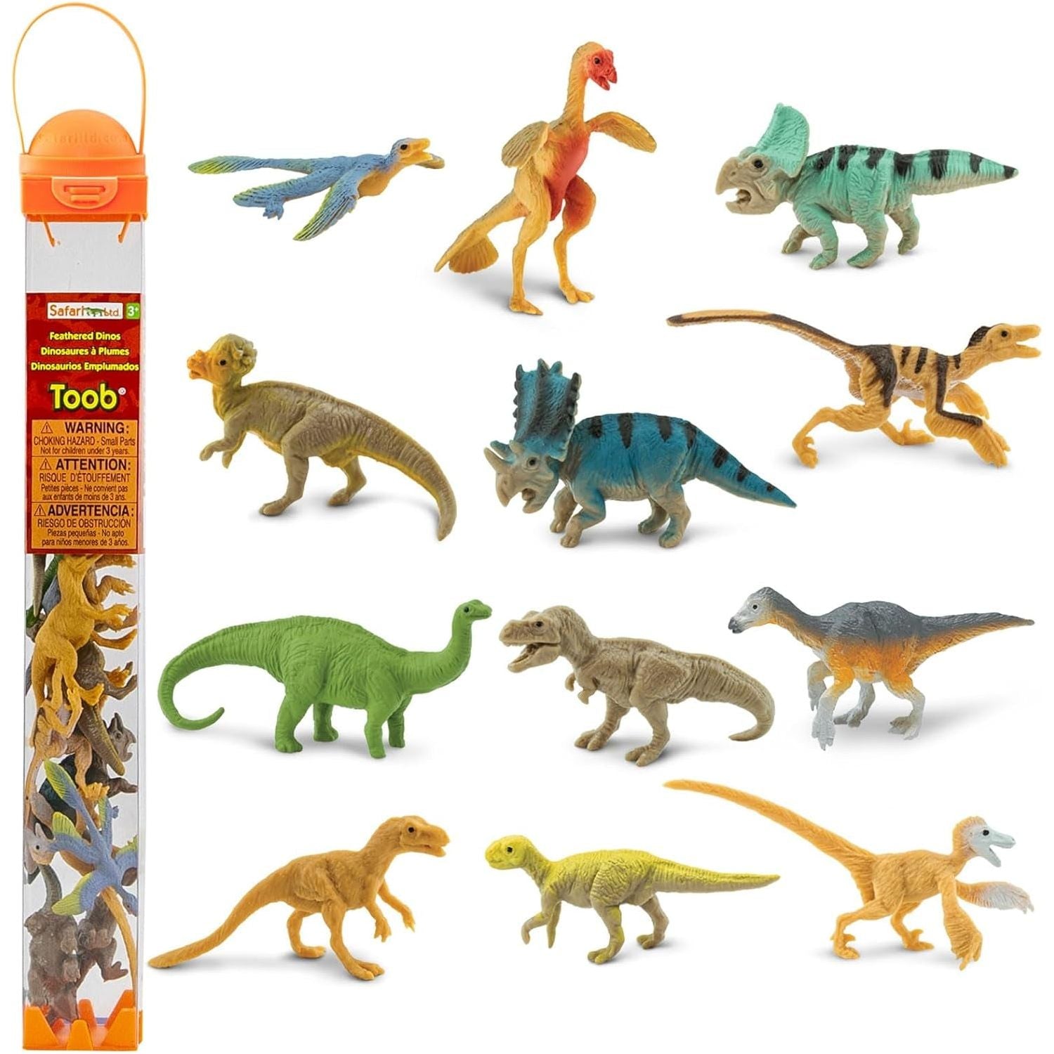 Feathered Dinosaur Miniature Figures