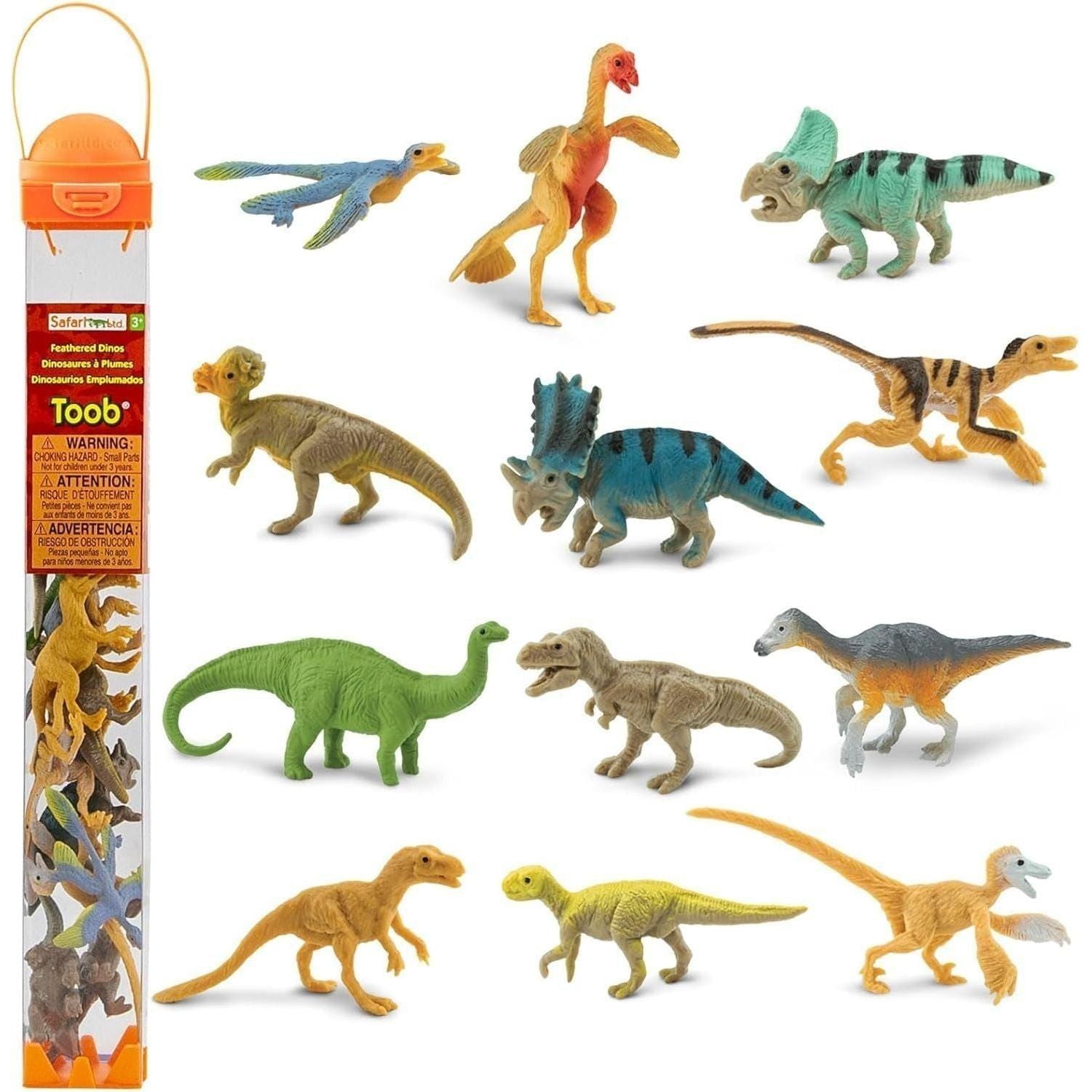 Feathered Dinosaur Miniature Figures