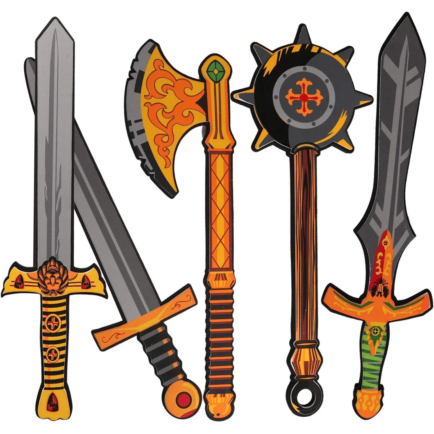 Foam Swords Weapons Toy Set