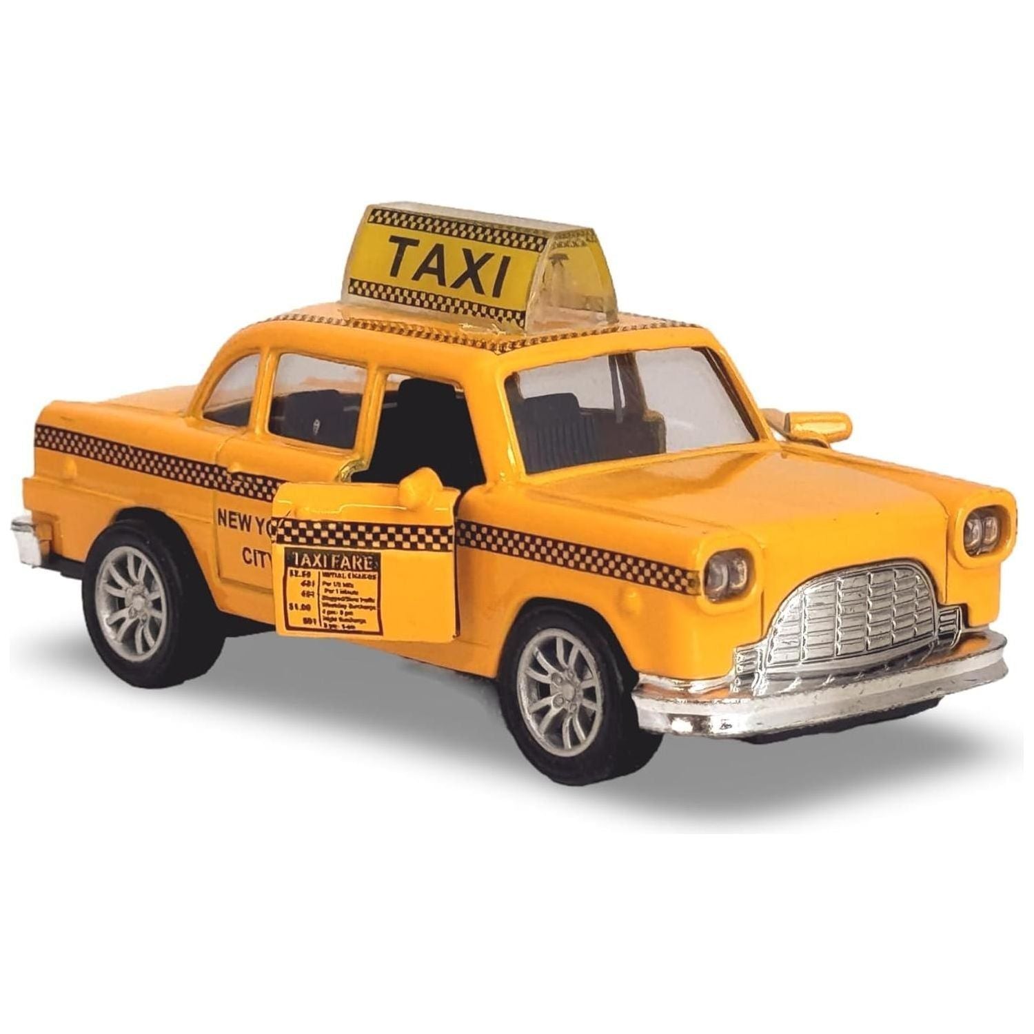 NYC Yellow Taxi Cab With Pullback