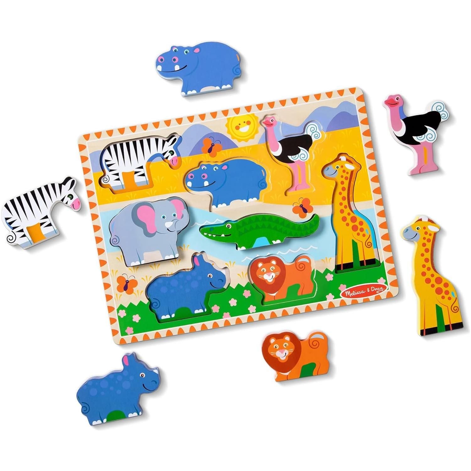 Safari Wooden Chunky Puzzle