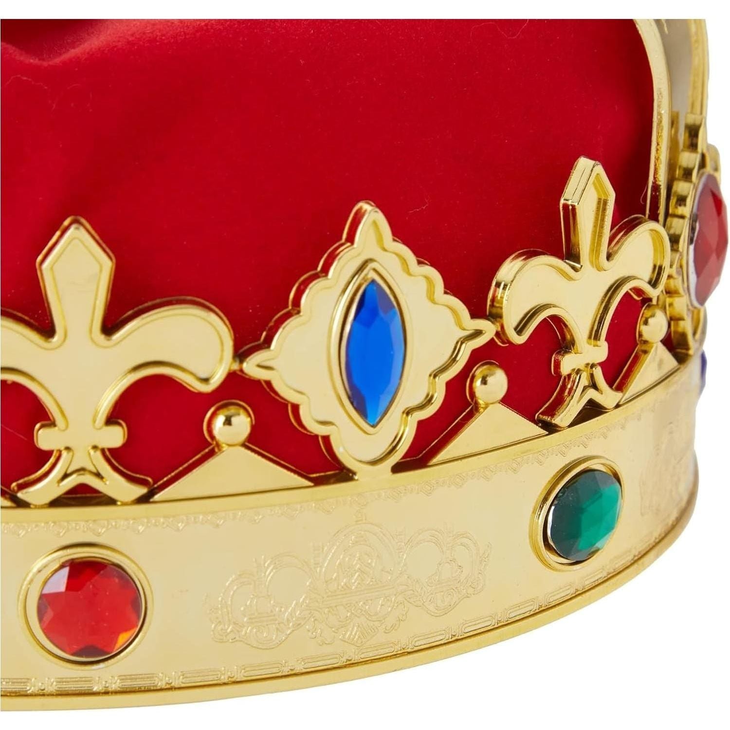 4-Pieces King and Queen Crowns Set for Kids