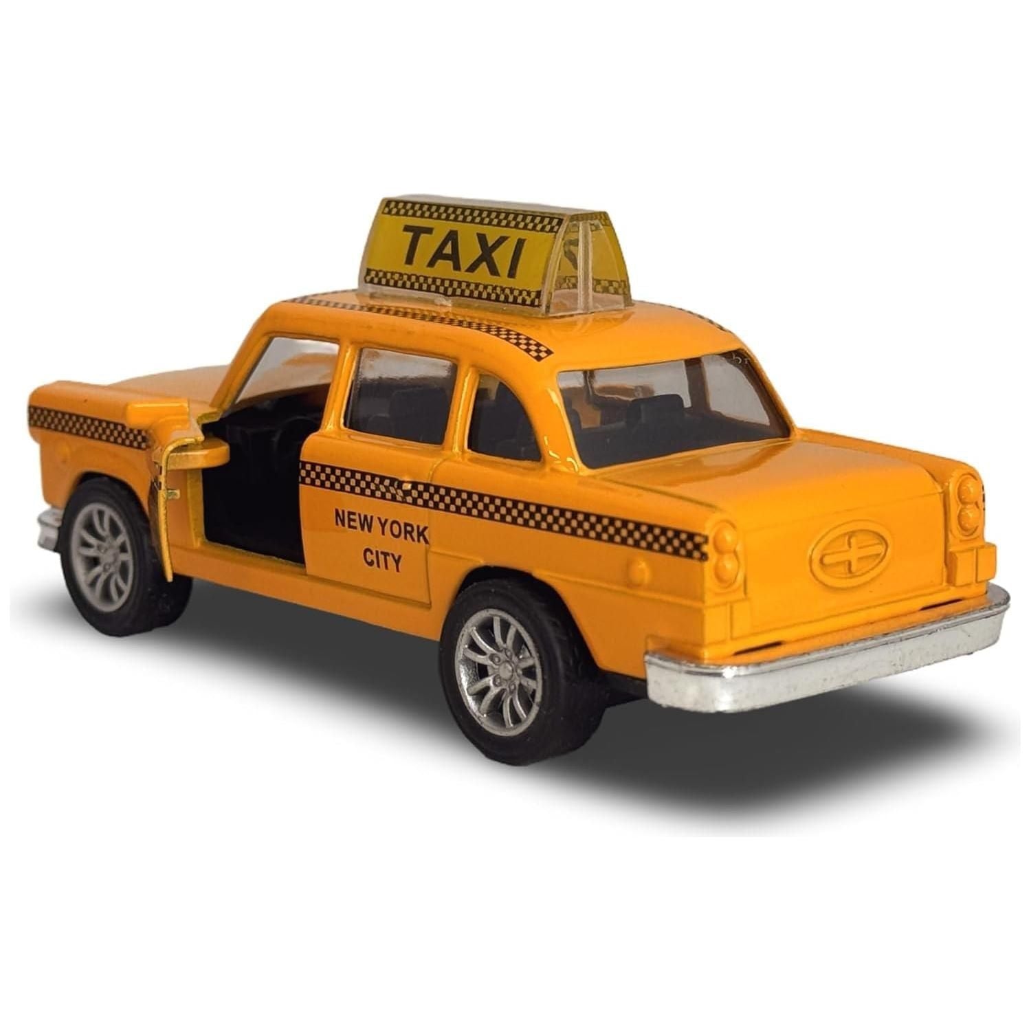 NYC Yellow Taxi Cab With Pullback