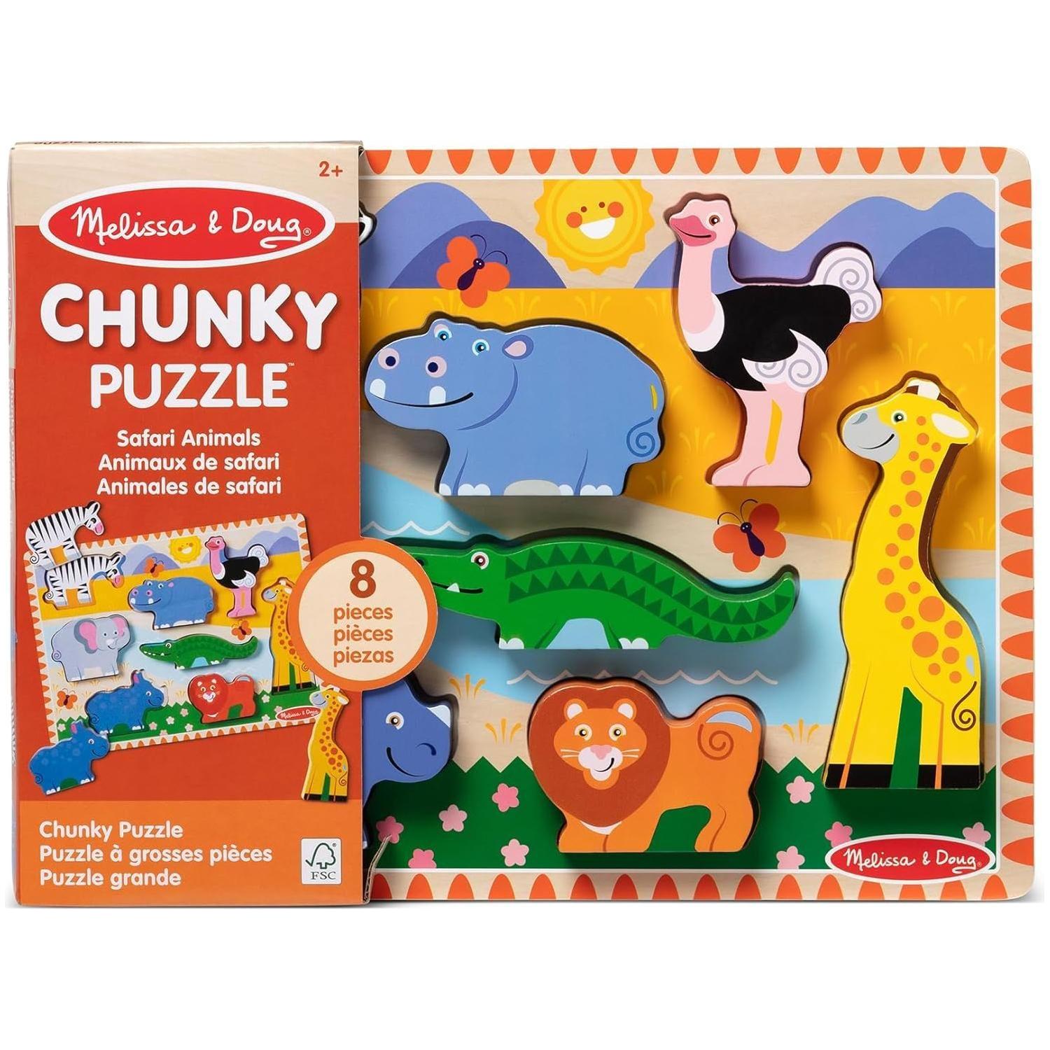 Safari Wooden Chunky Puzzle