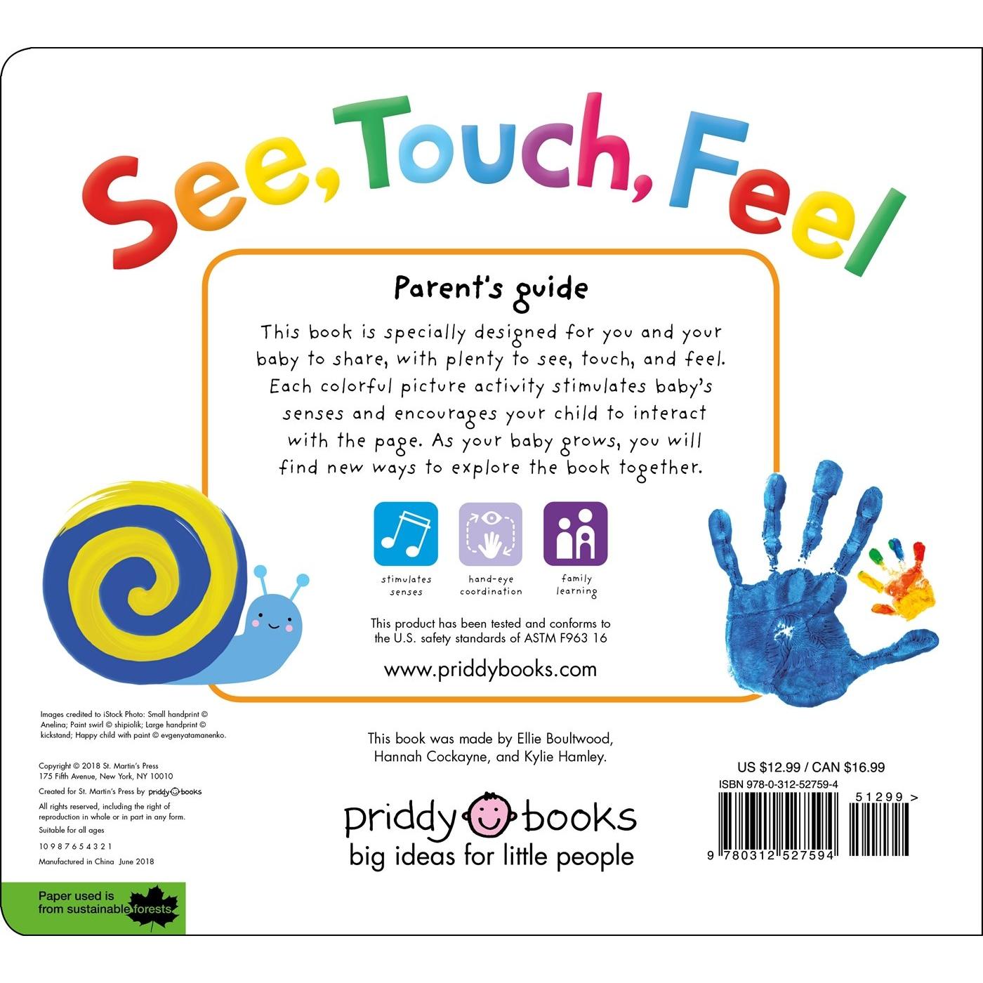 See, Touch, Feel: A First Sensory Book