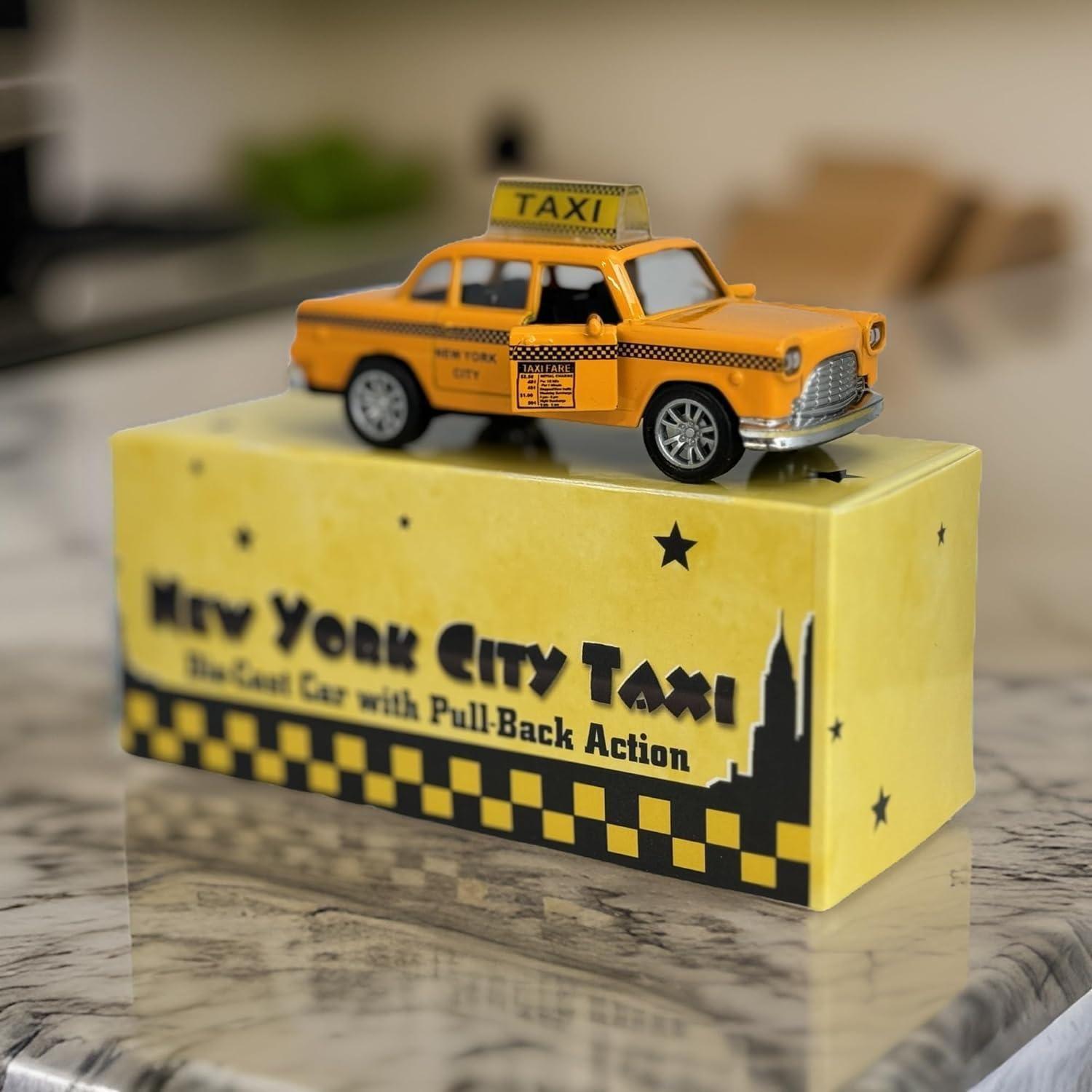 NYC Yellow Taxi Cab With Pullback