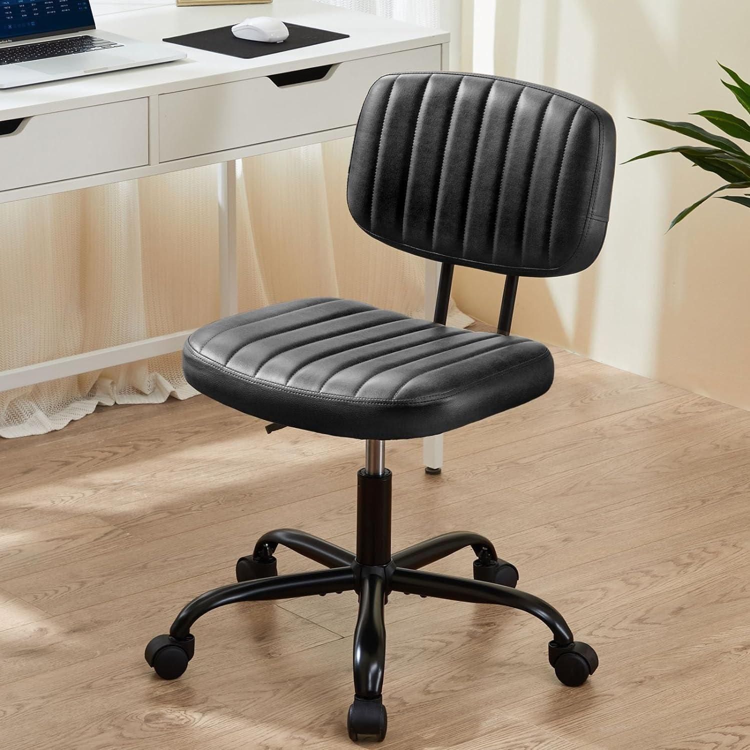 Small Office Desk Chair with Wheels