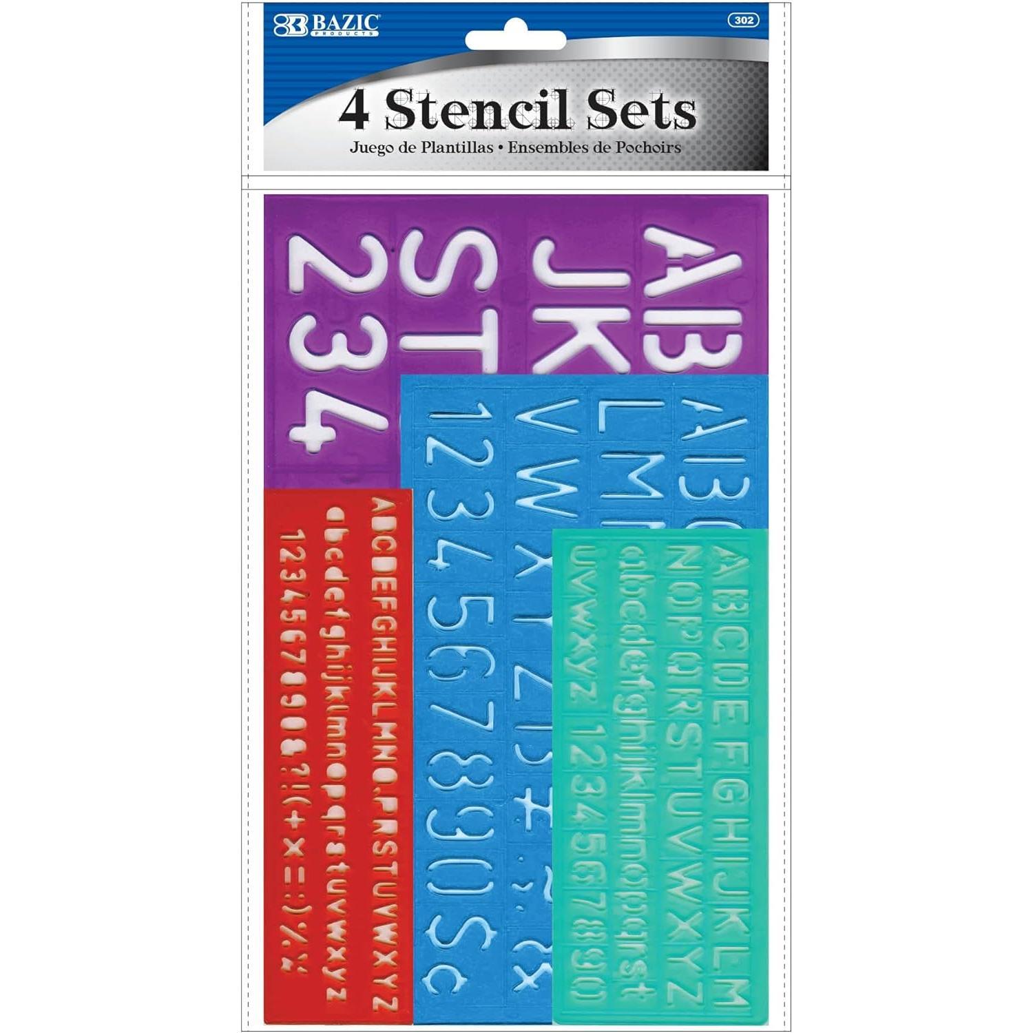 Letter Stencil Set