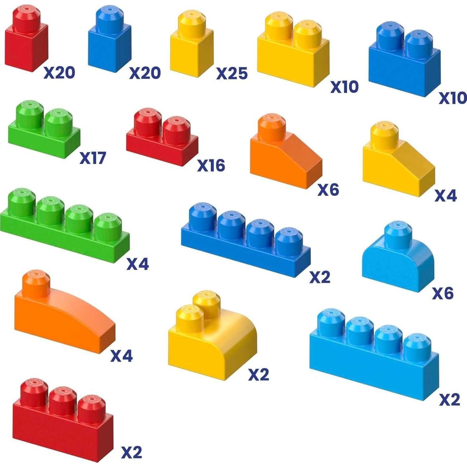 150 Piece Toddler Blocks Toys Set