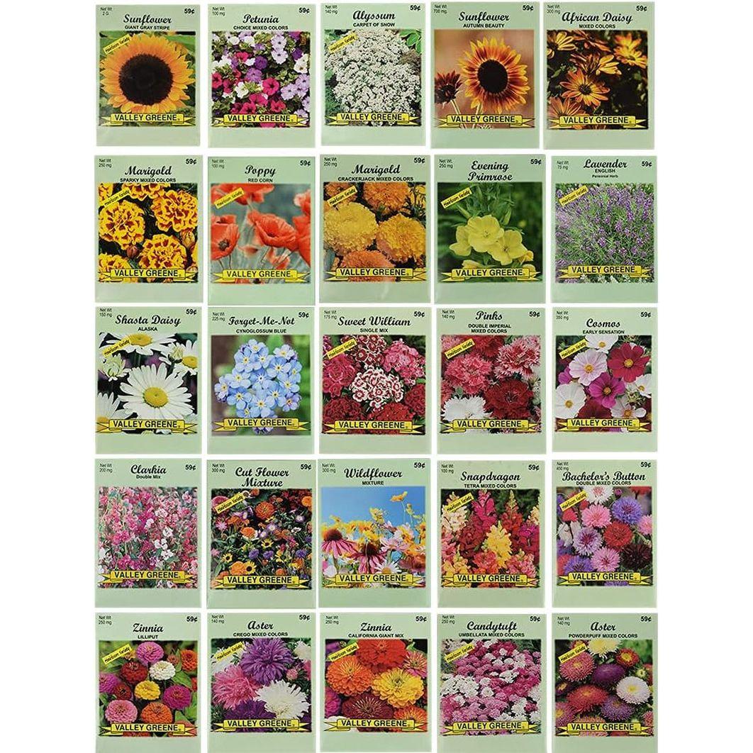 Assorted Flower Seed Packets
