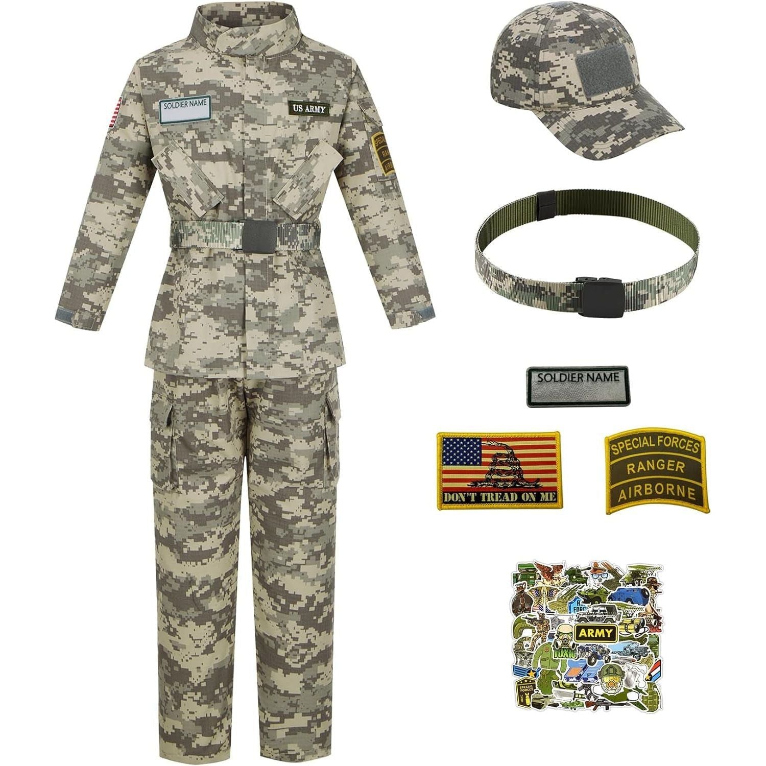 Kid Army Soldier Costume