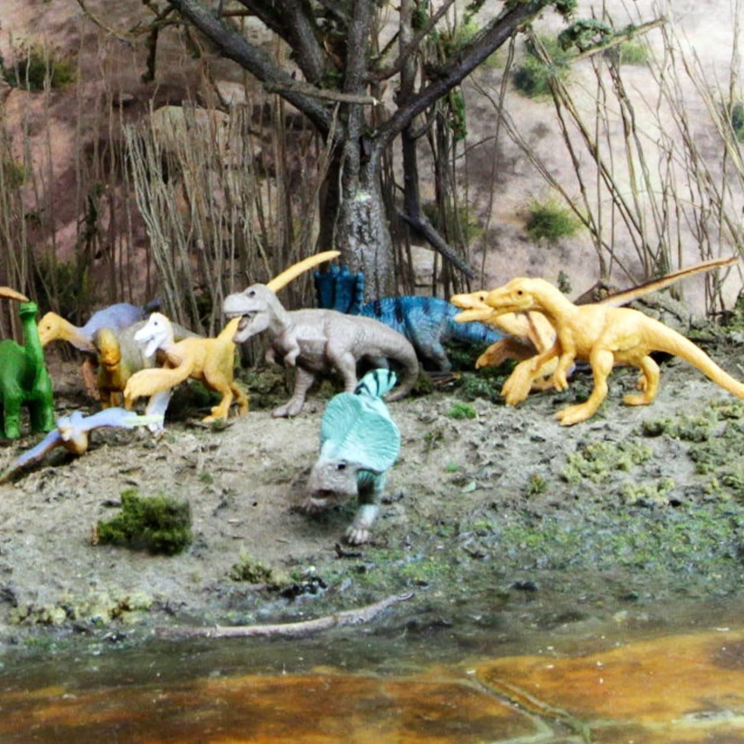 Feathered Dinosaur Miniature Figures