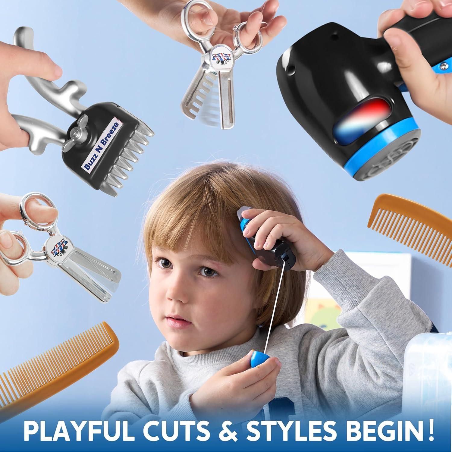 Pretend Play Barber Shaving & Grooming Kit