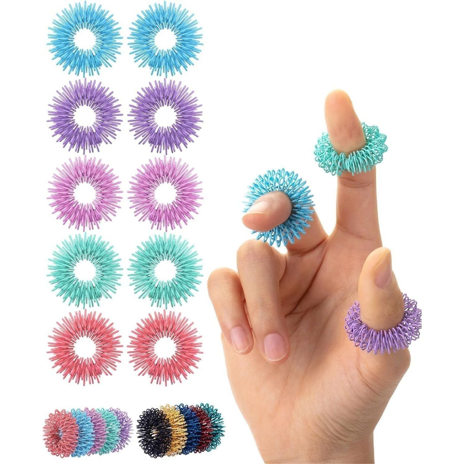 Spiky Sensory Rings