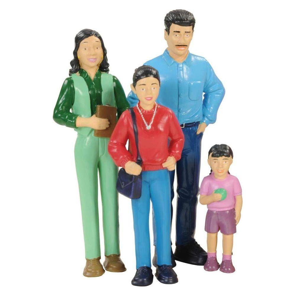 Hispanic Family Miniature Doll Set