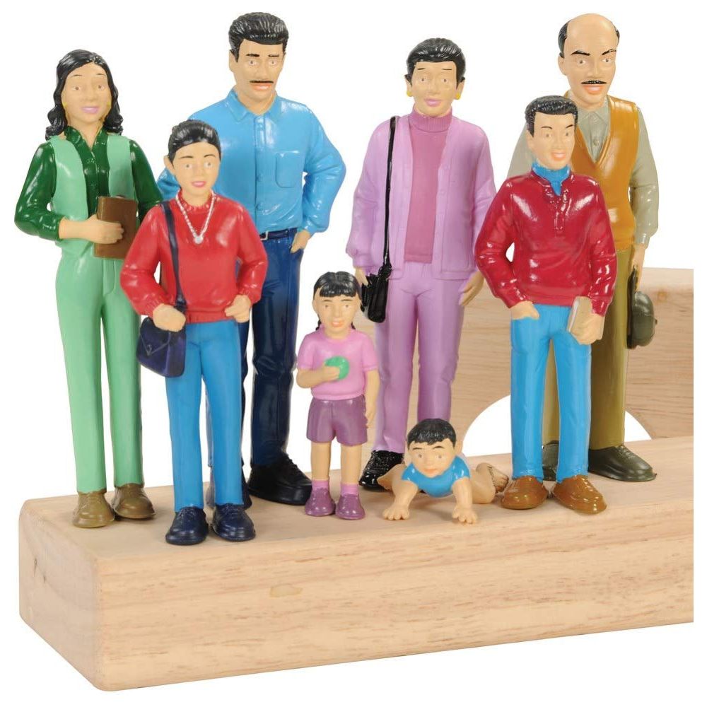 Hispanic Family Miniature Doll Set