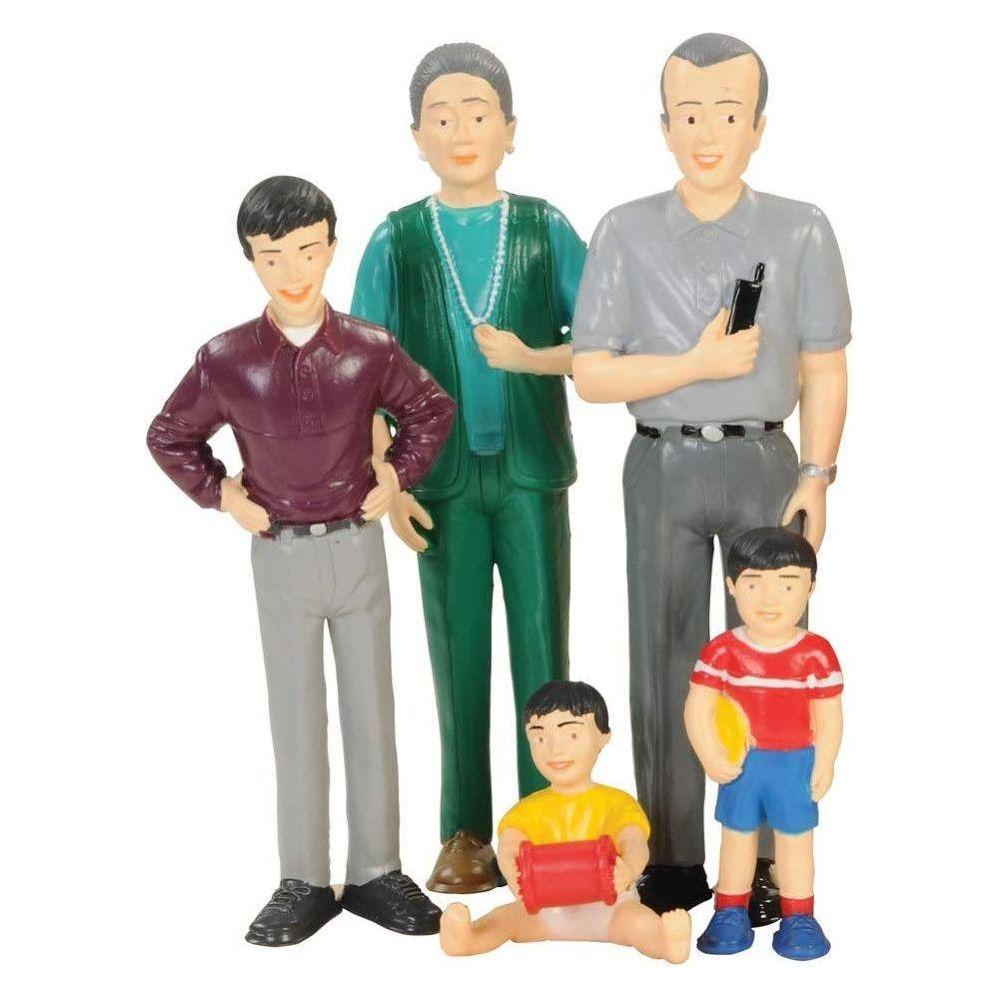 Asian Family Miniature Doll Set