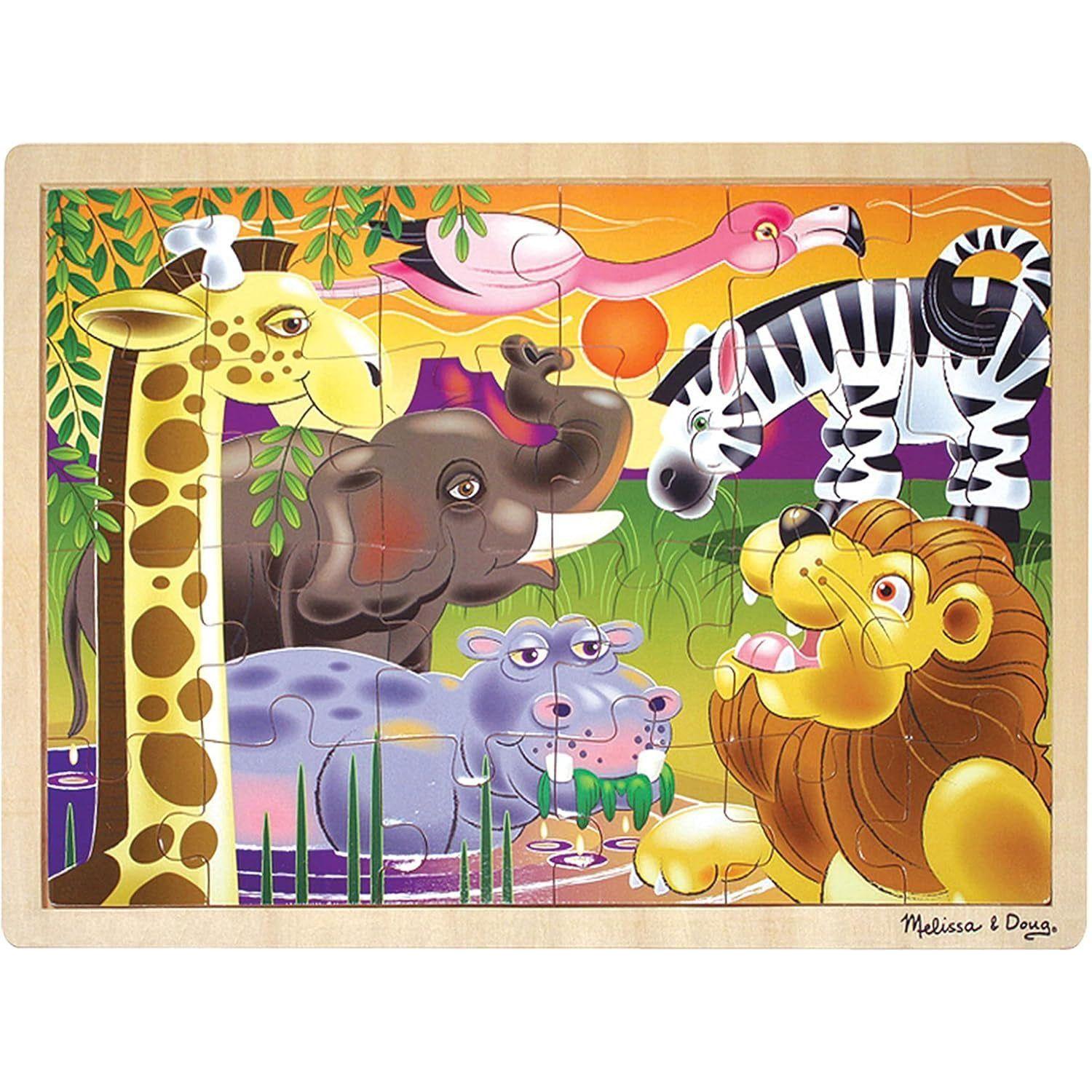 Jigsaw Puzzle Bundle (Dinosaur,Safari and Ocean)