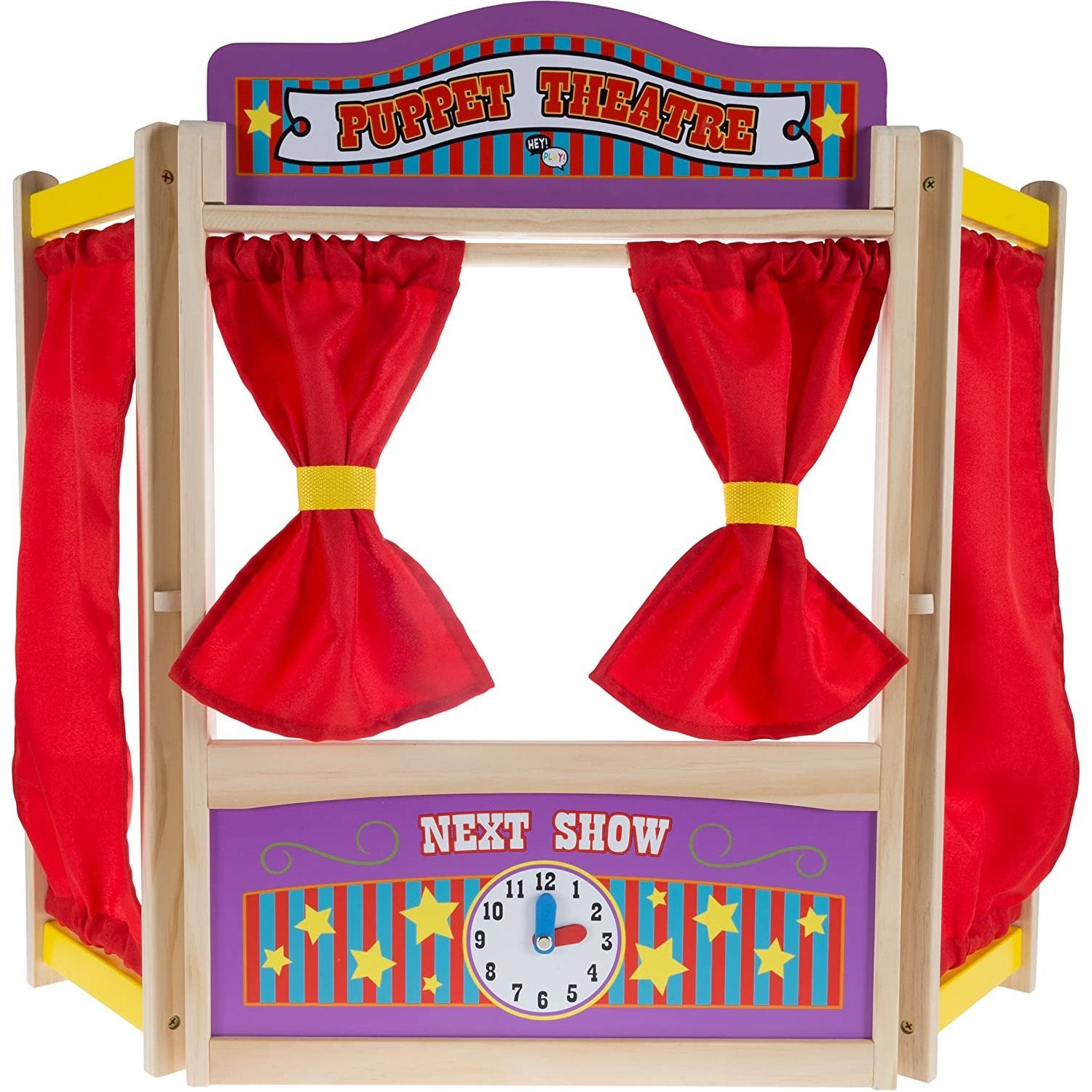 Wooden Tabletop Puppet Theater