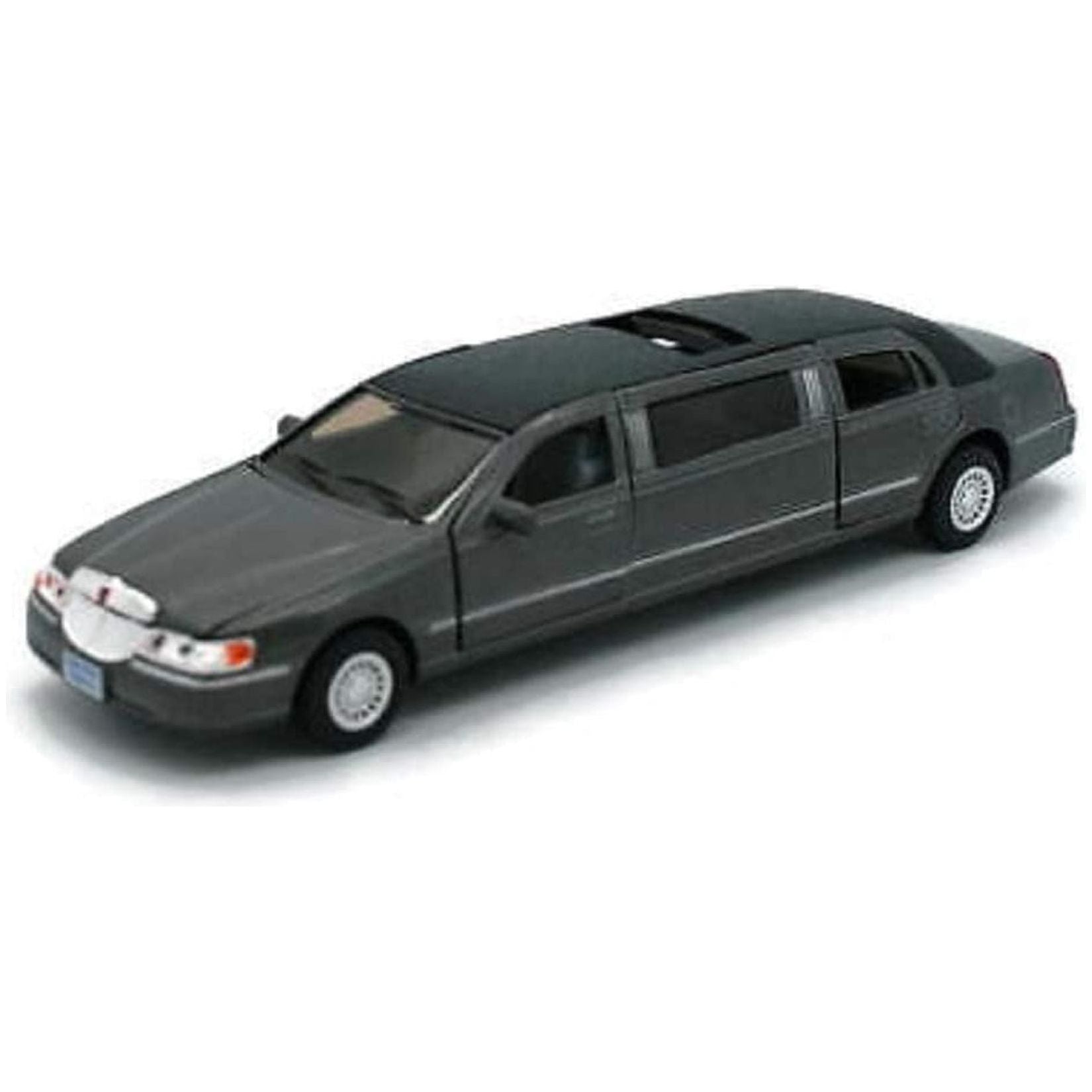 1/38 Scale Diecast 1999 Lincoln Town Car Stretch Limousine in Color Black