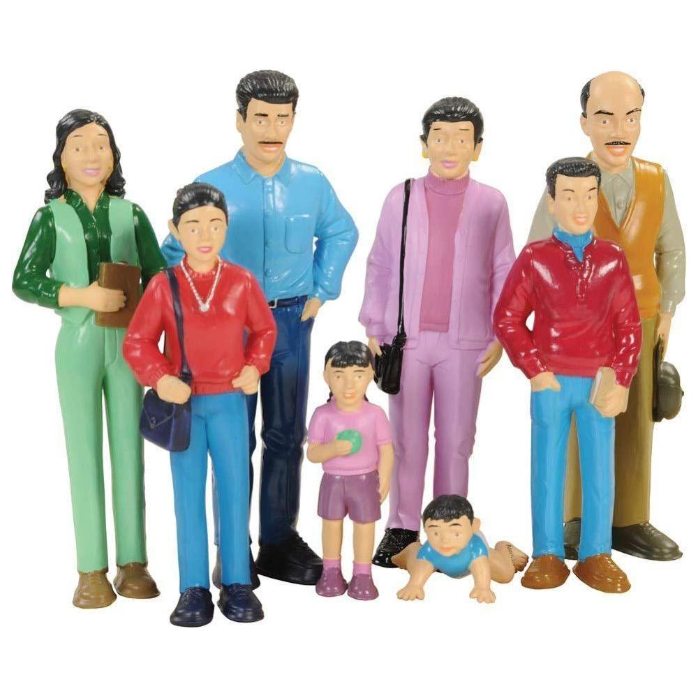 Hispanic Family Miniature Doll Set