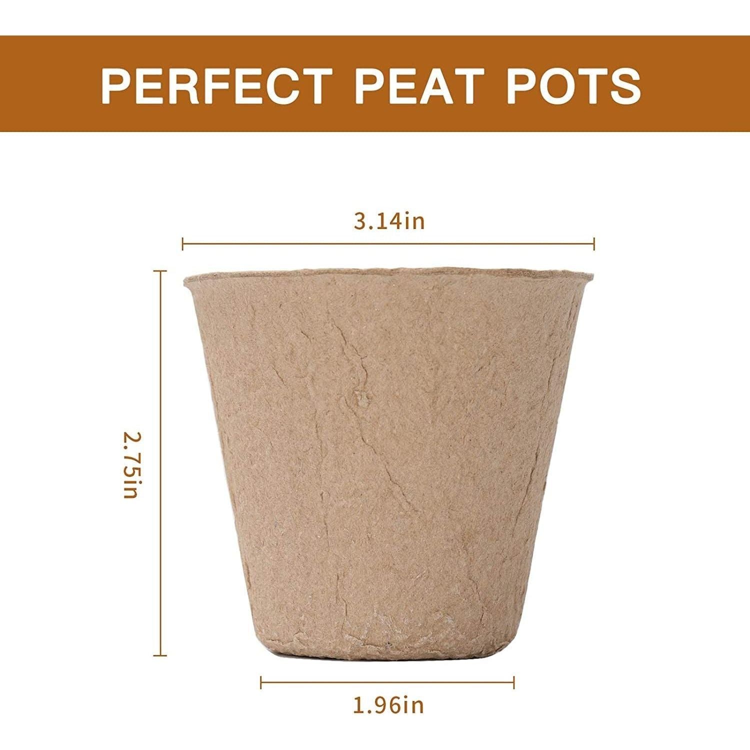 Peat Plant Pots for Plantings