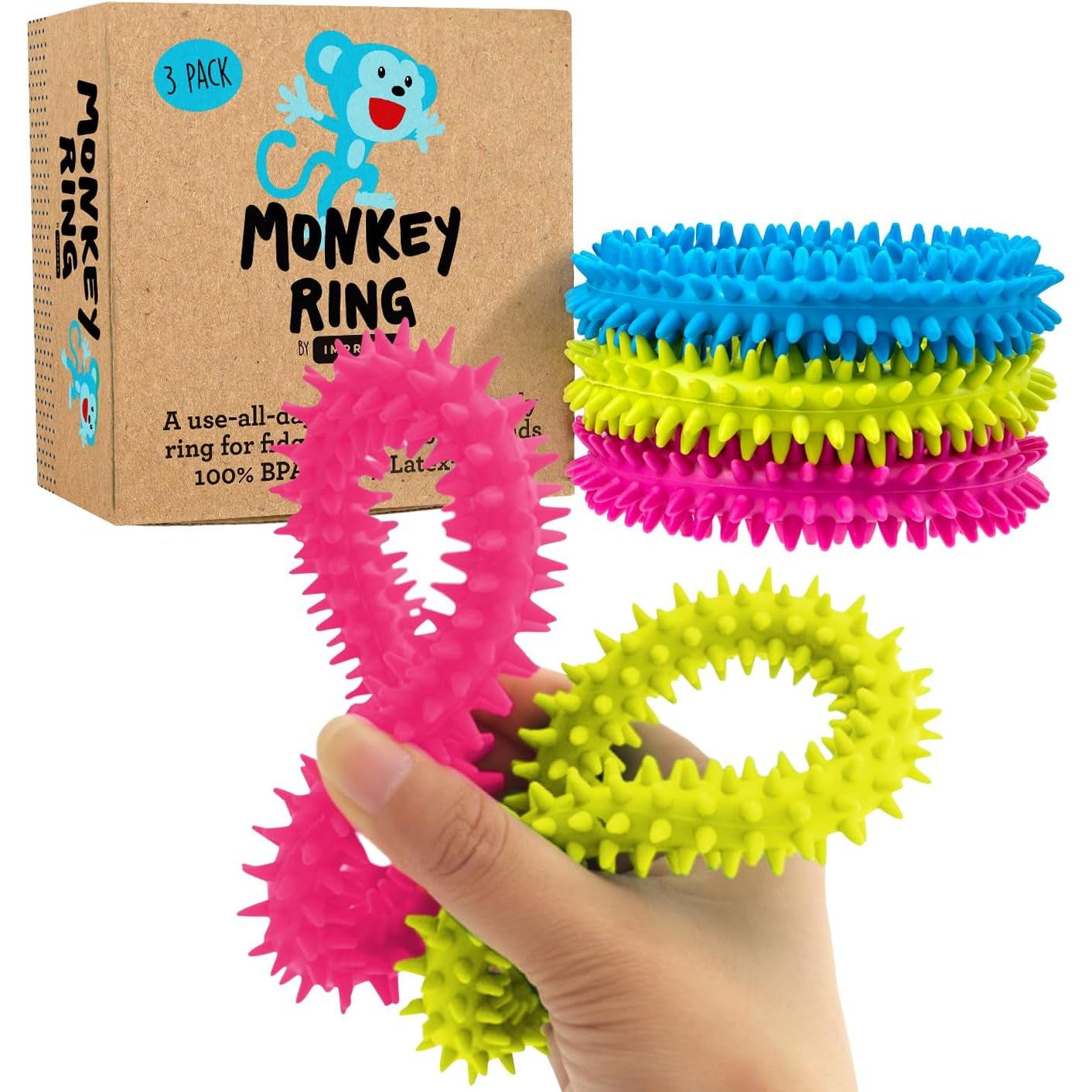 Monkey Noodle Spiky Sensory Rings