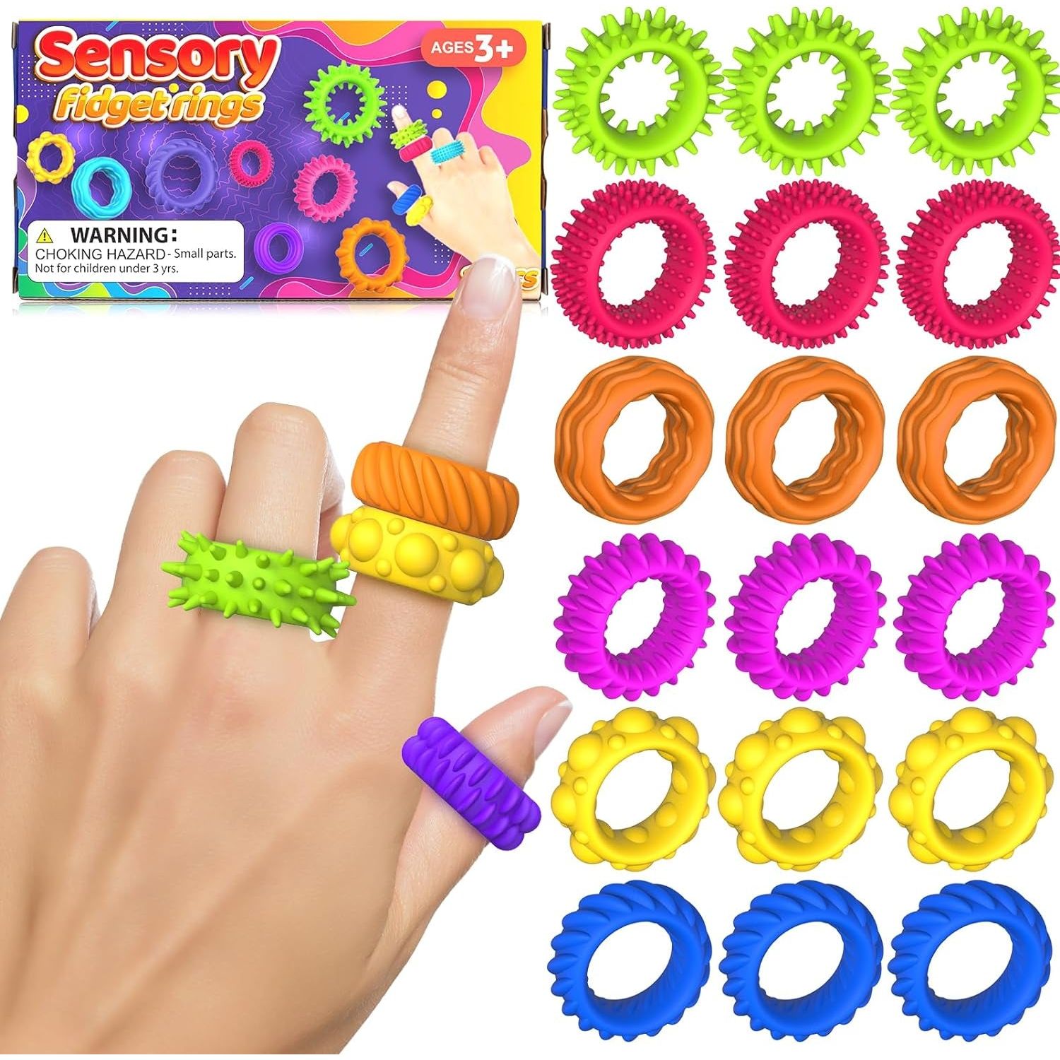 Fidget Toys Sensory Rings