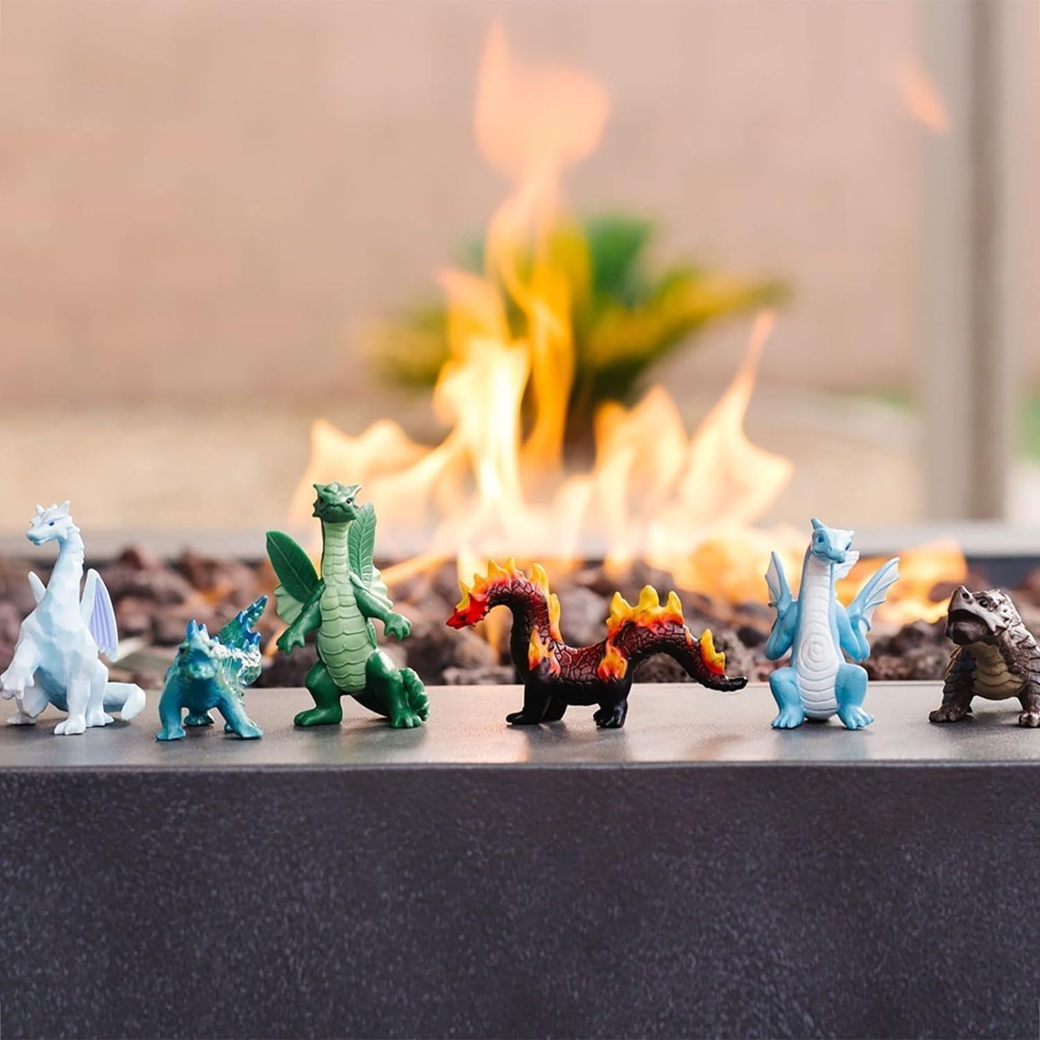 Elemental Dragon Sandtray Figures