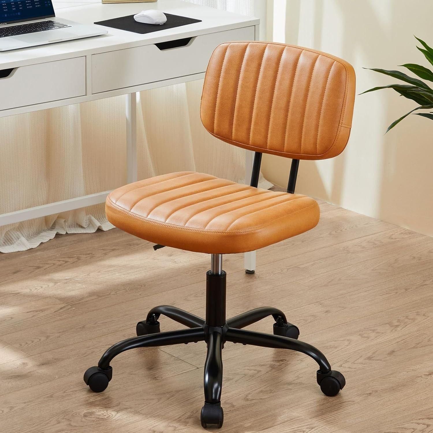 Small Office Desk Chair with Wheels