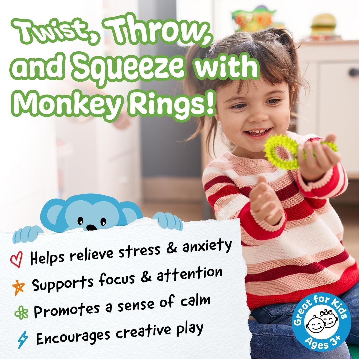 Monkey Noodle Spiky Sensory Rings