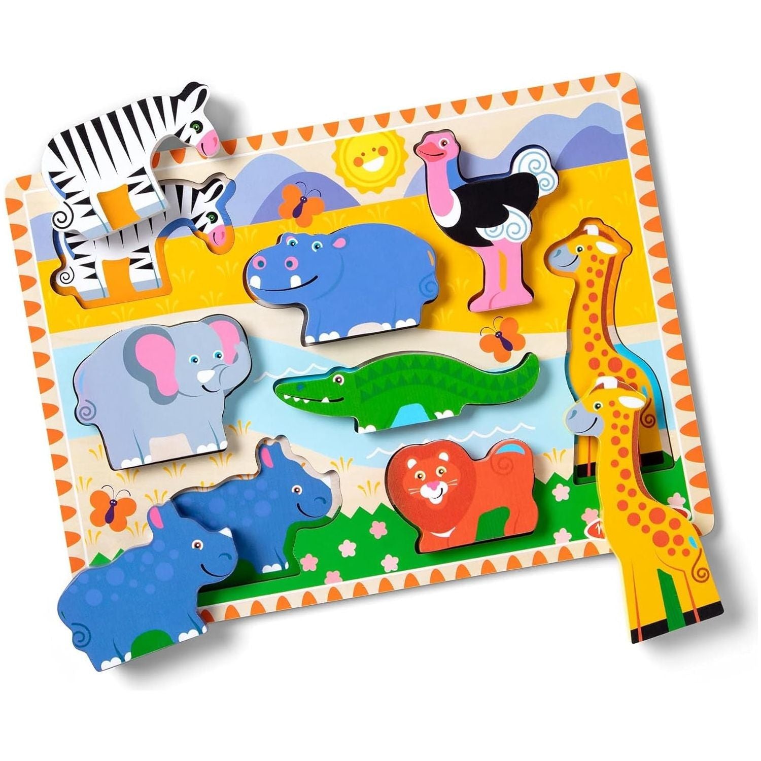 Safari Wooden Chunky Puzzle