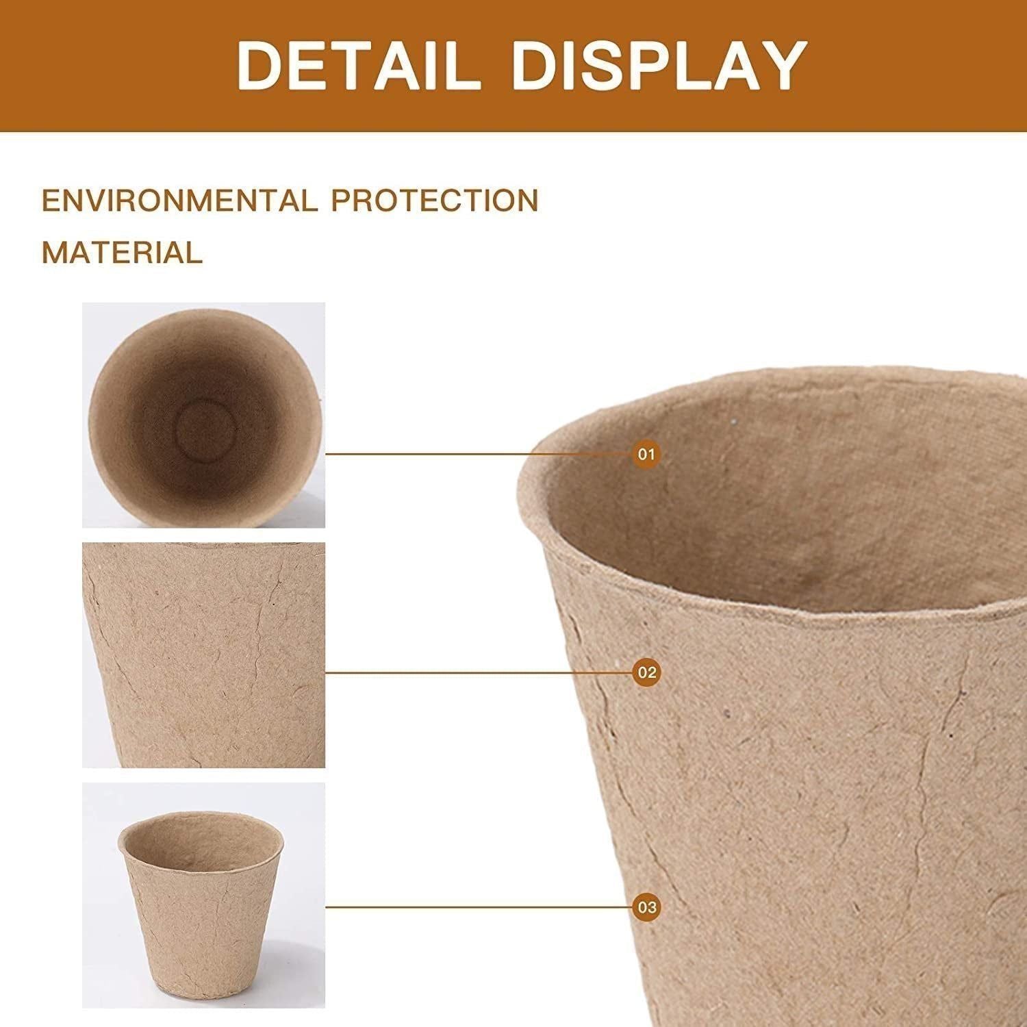 Peat Plant Pots for Plantings