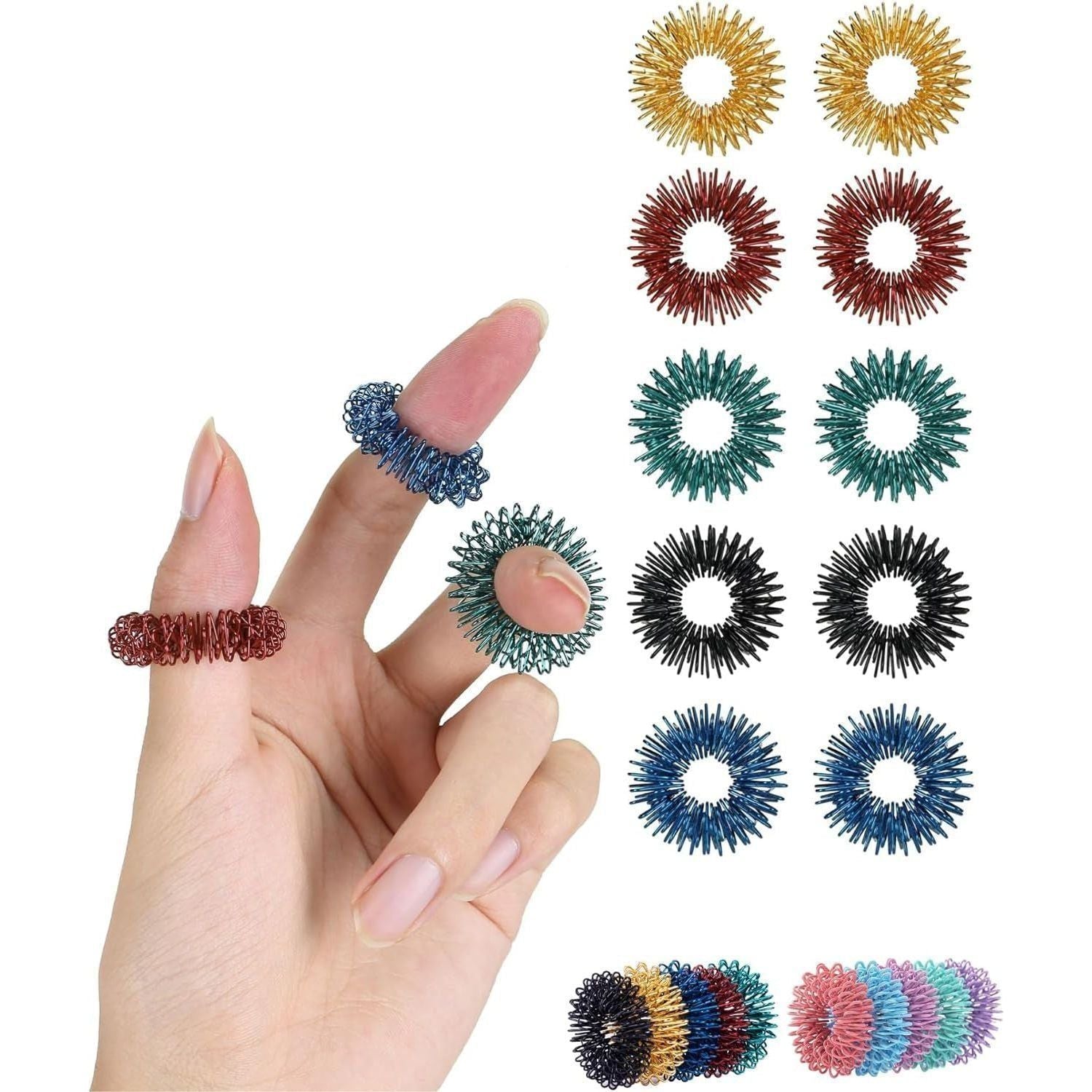 Spiky Sensory Rings