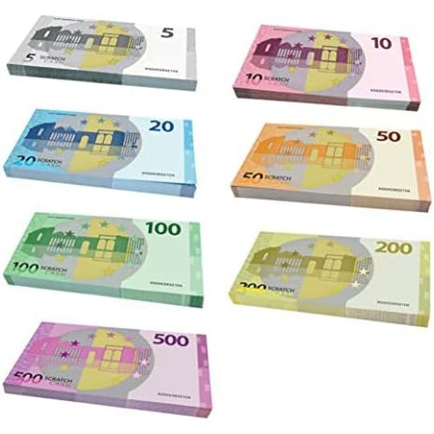 Pretend Play Euro Money