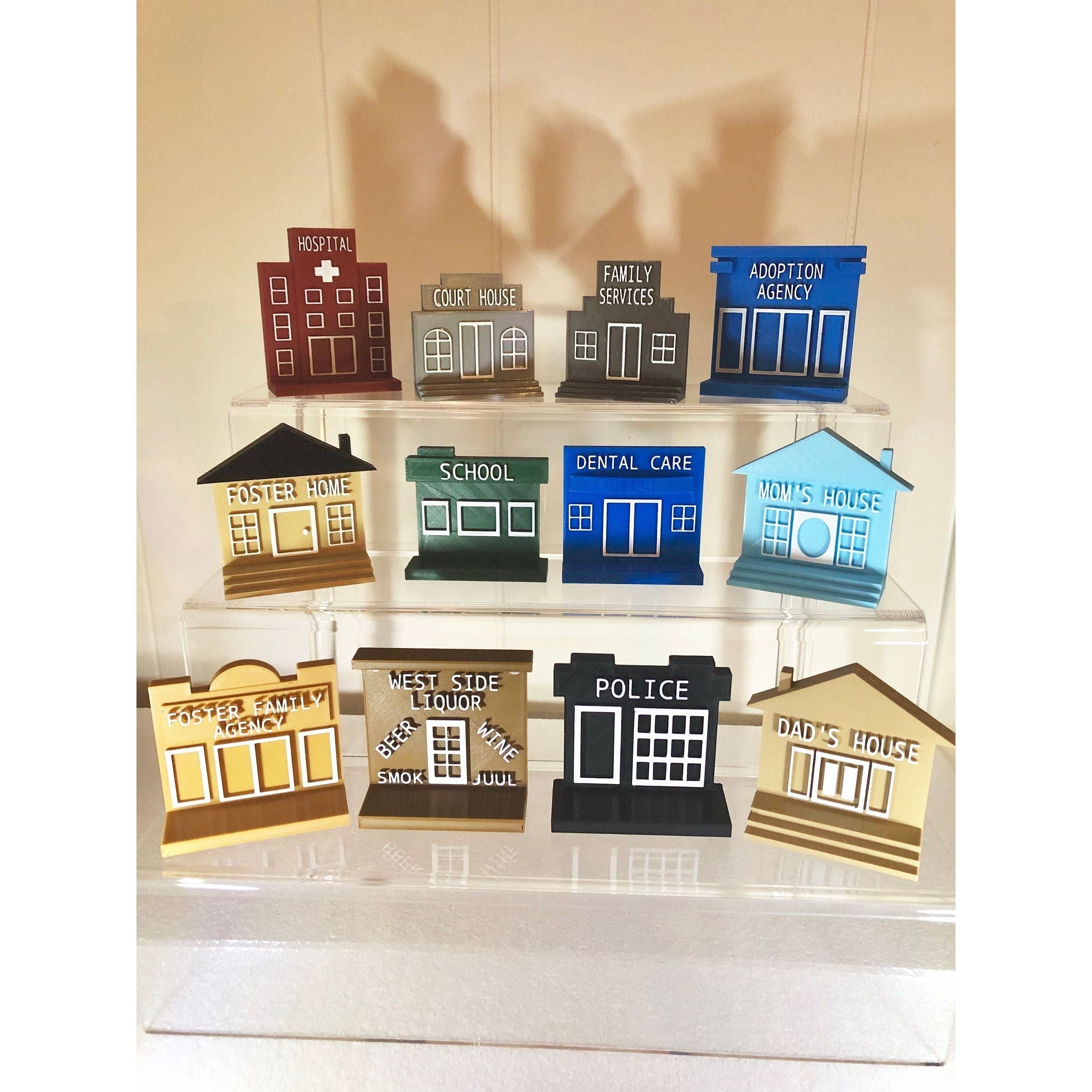 Mini Buildings for Sandtray