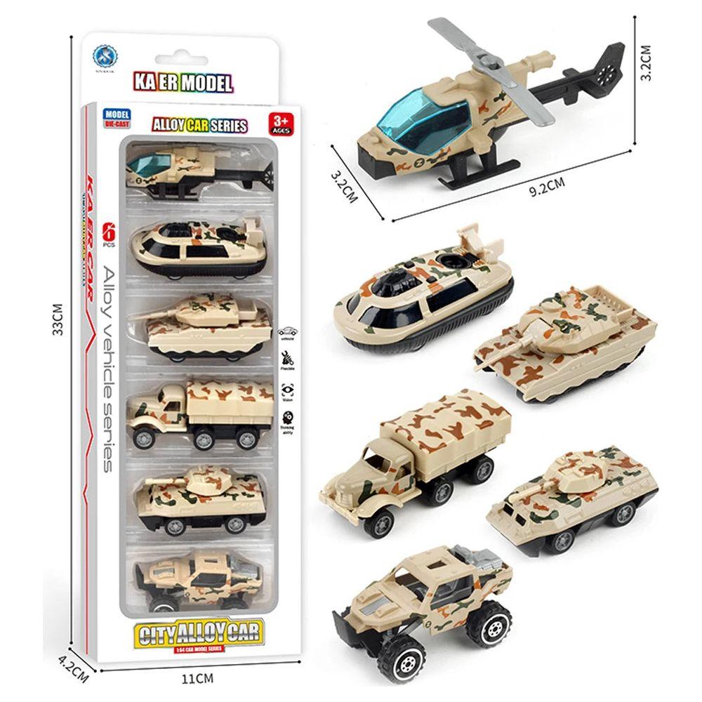 1:64 Alloy Car Miniature Military Truck Tank Collection Slide Vehicle Toy Airplane Submarine Model Boy Kids Toy Birthday Gift